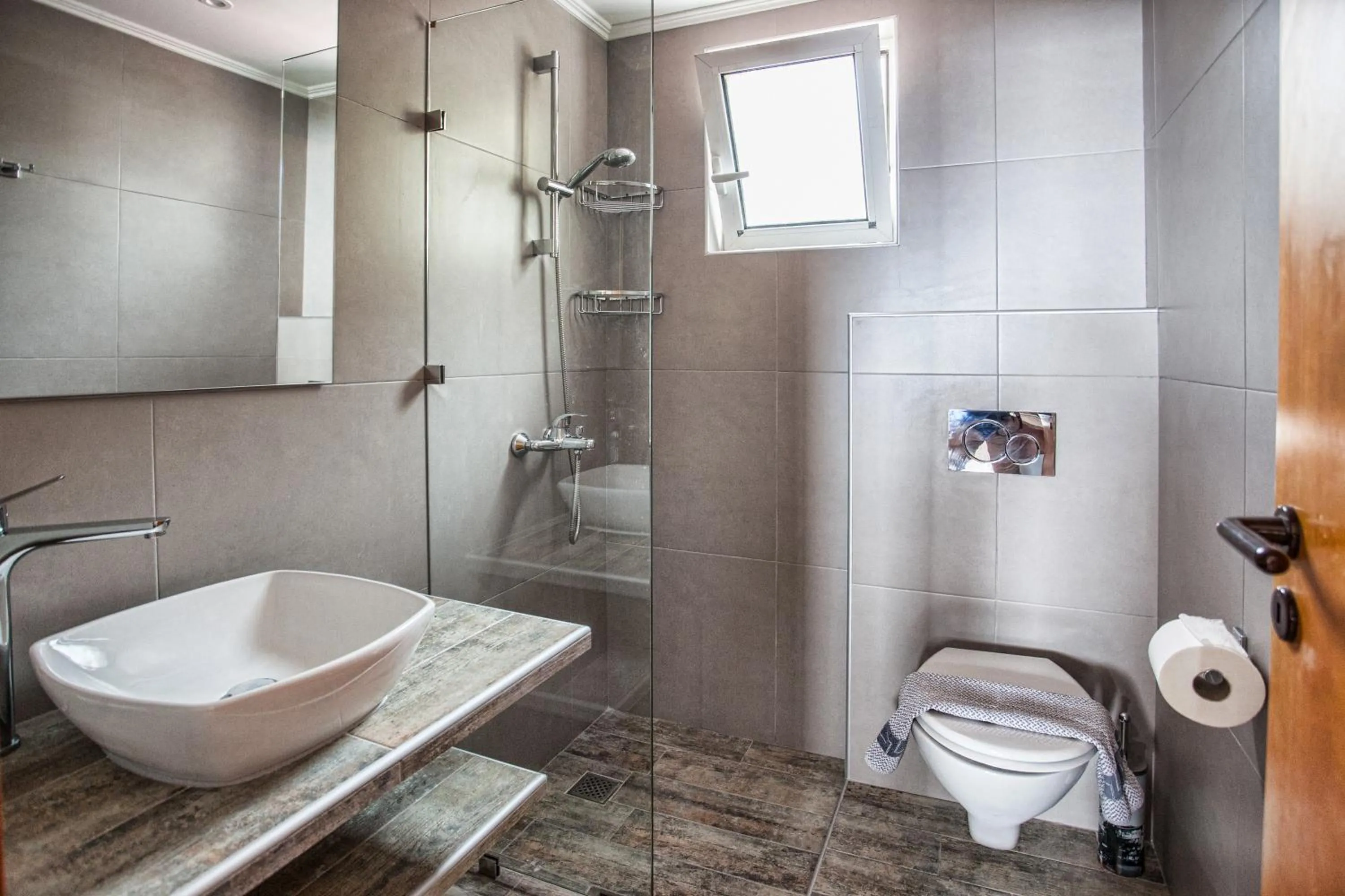 Bathroom in Chrisanthi Studios & Apartments