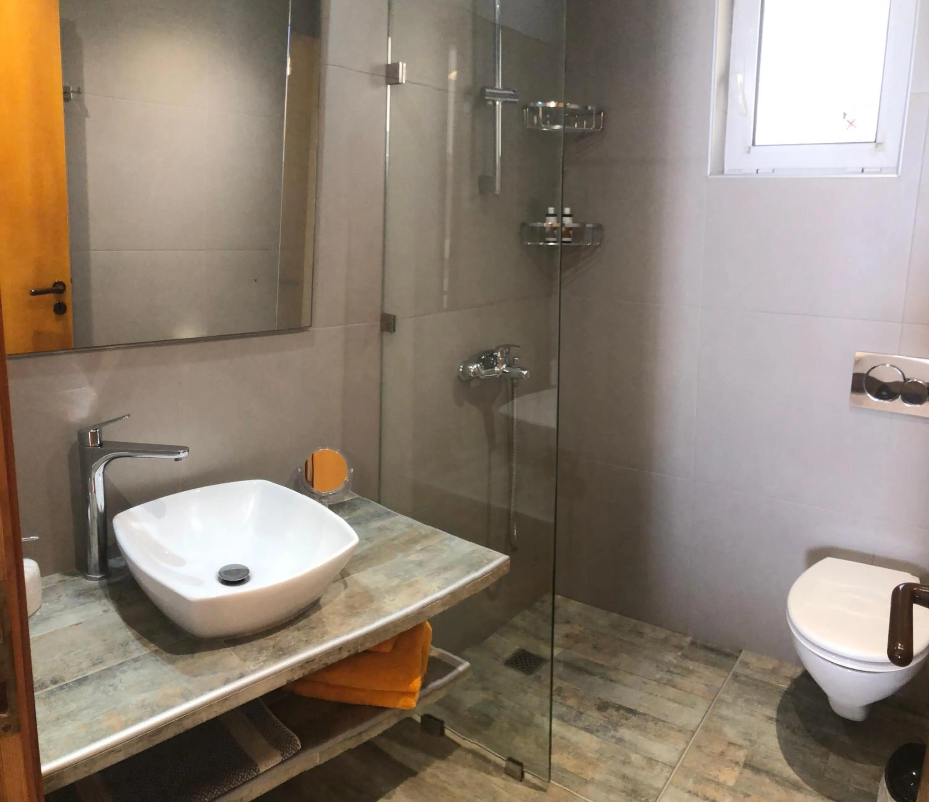 Bathroom in Chrisanthi Studios & Apartments