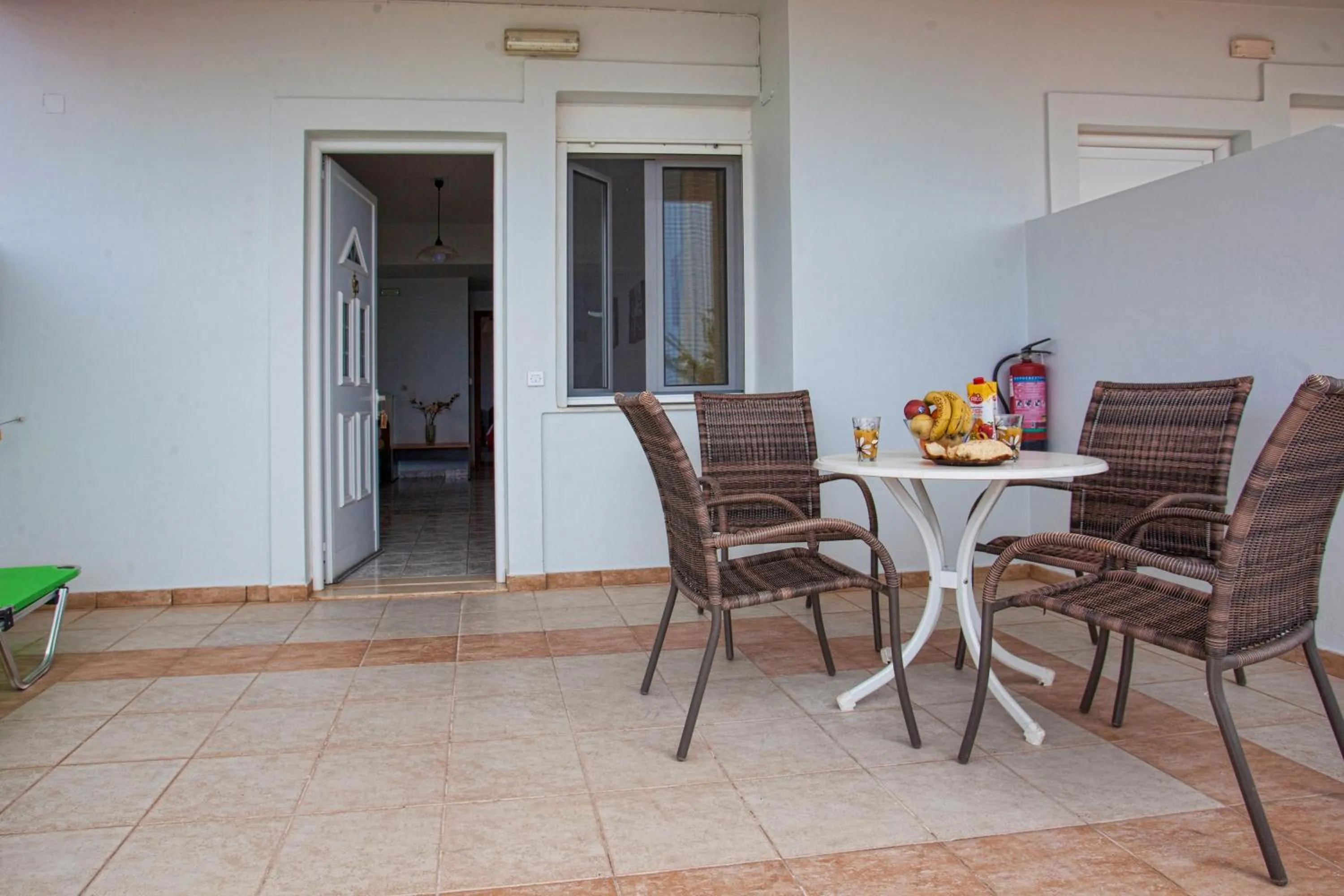 Balcony/Terrace in Chrisanthi Studios & Apartments