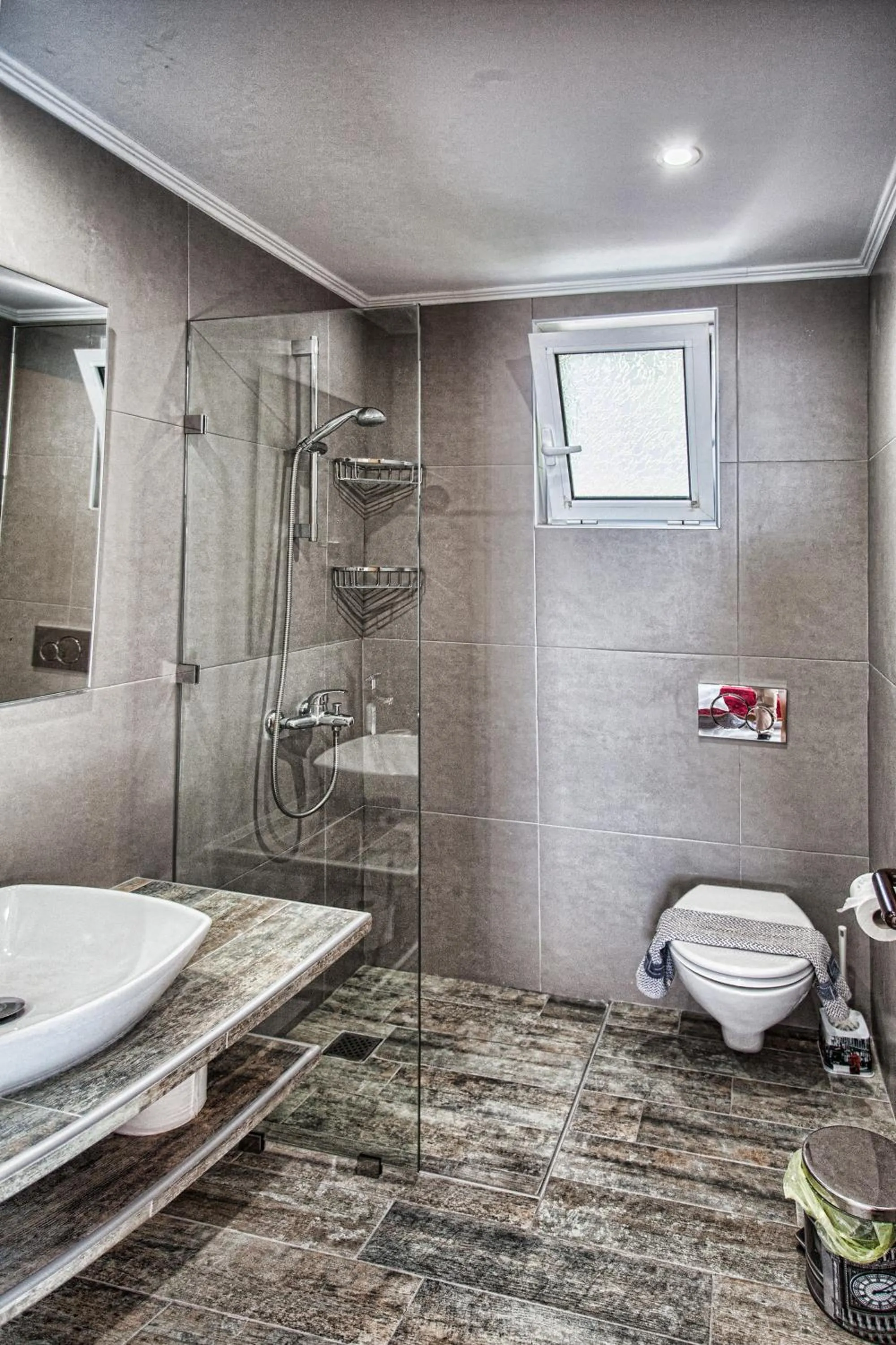 Bathroom in Chrisanthi Studios & Apartments