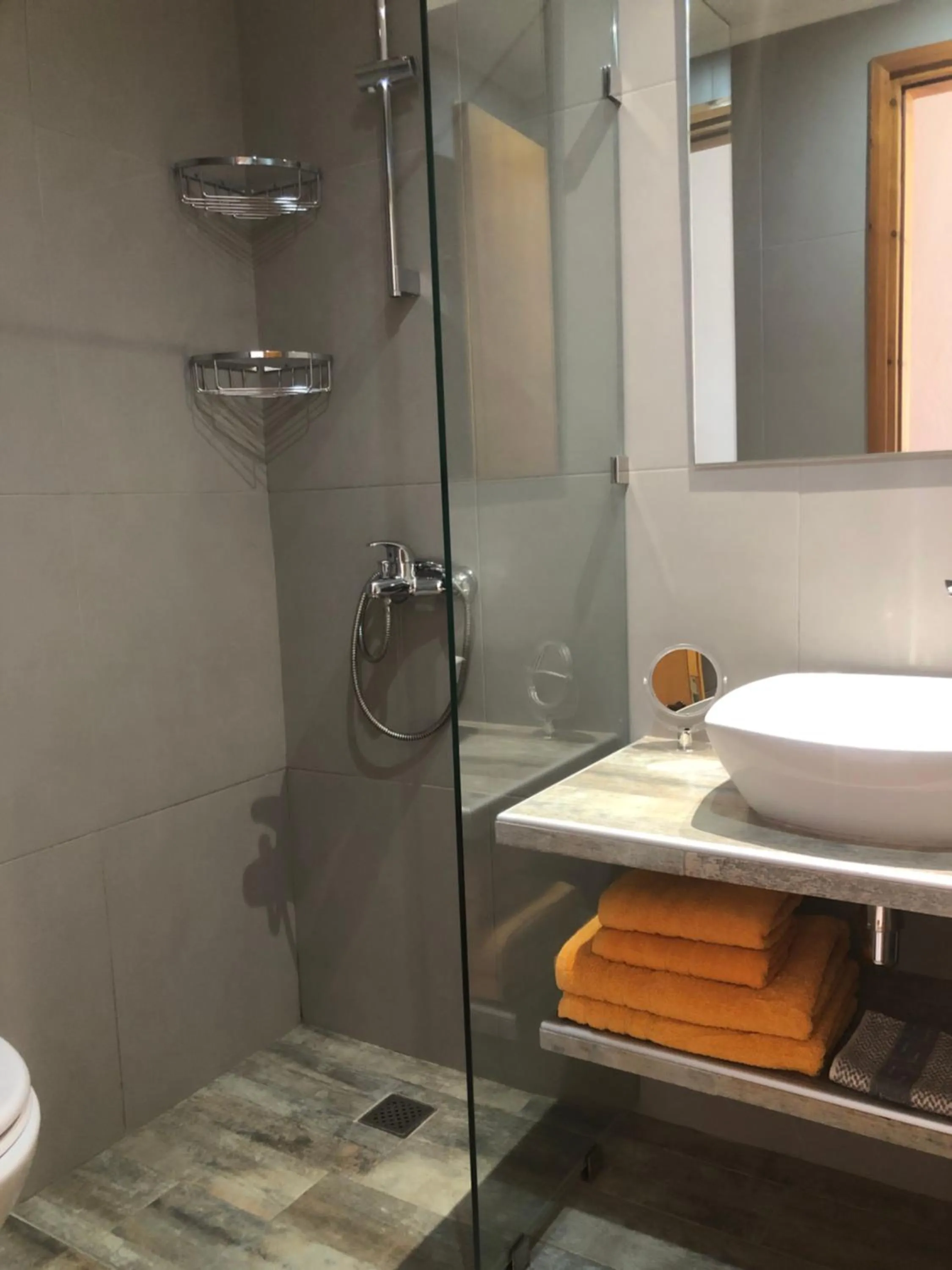 Bathroom in Chrisanthi Studios & Apartments