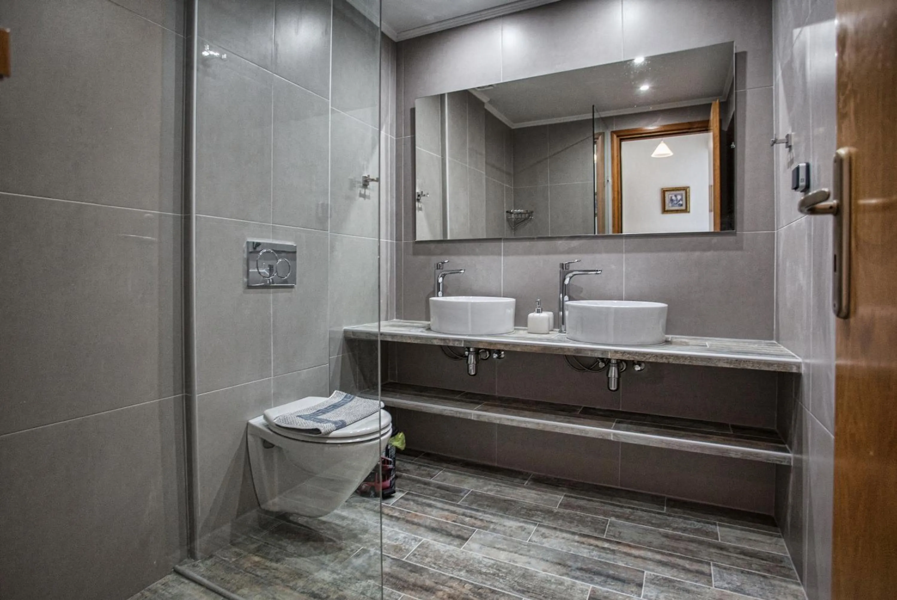 Bathroom in Chrisanthi Studios & Apartments
