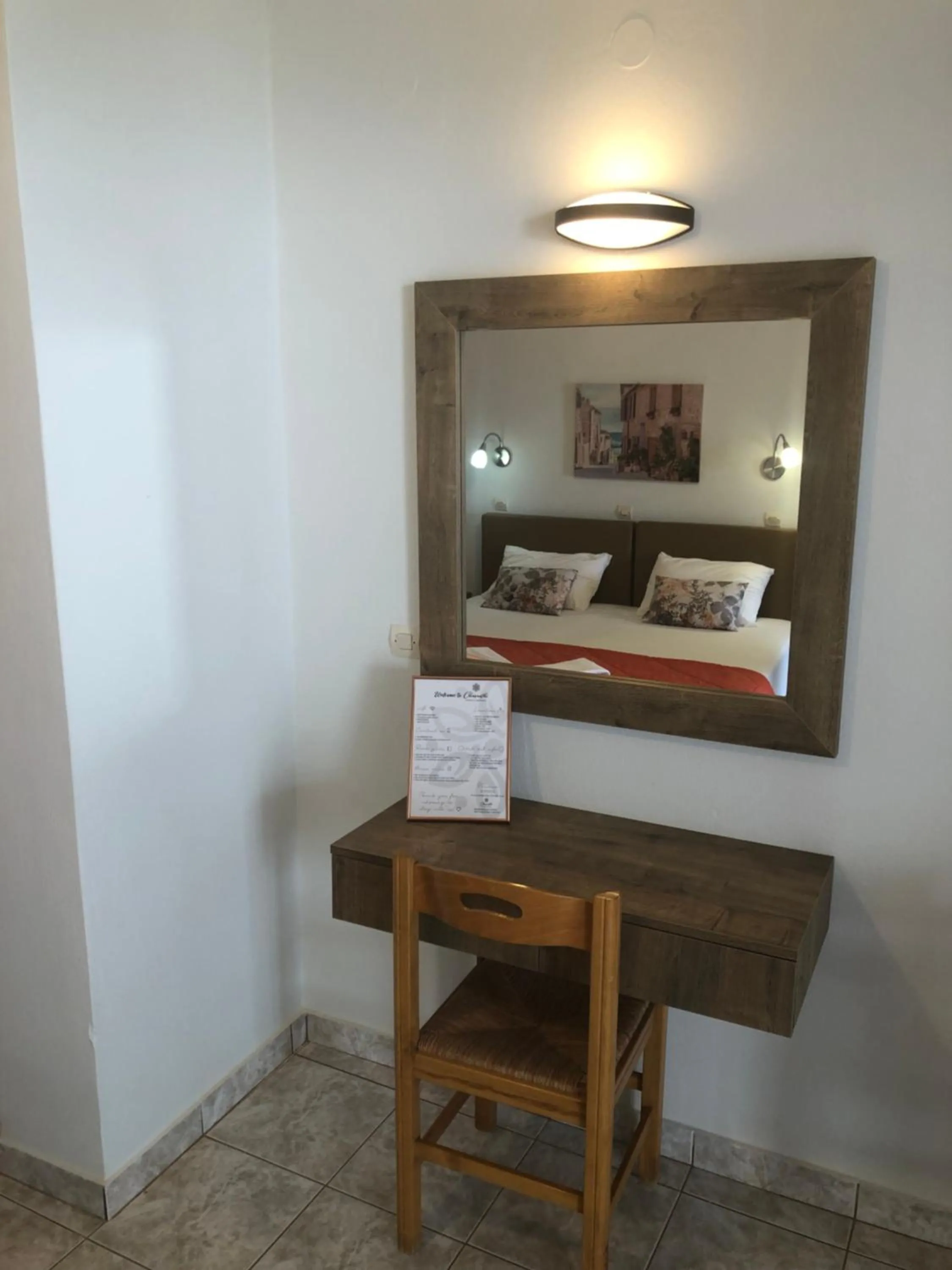 Bedroom in Chrisanthi Studios & Apartments