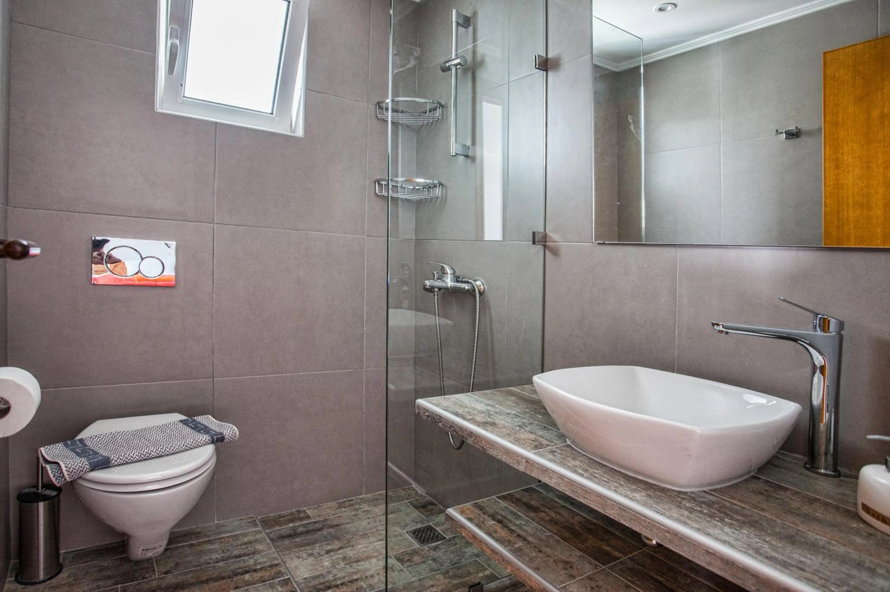Bathroom in Chrisanthi Studios & Apartments
