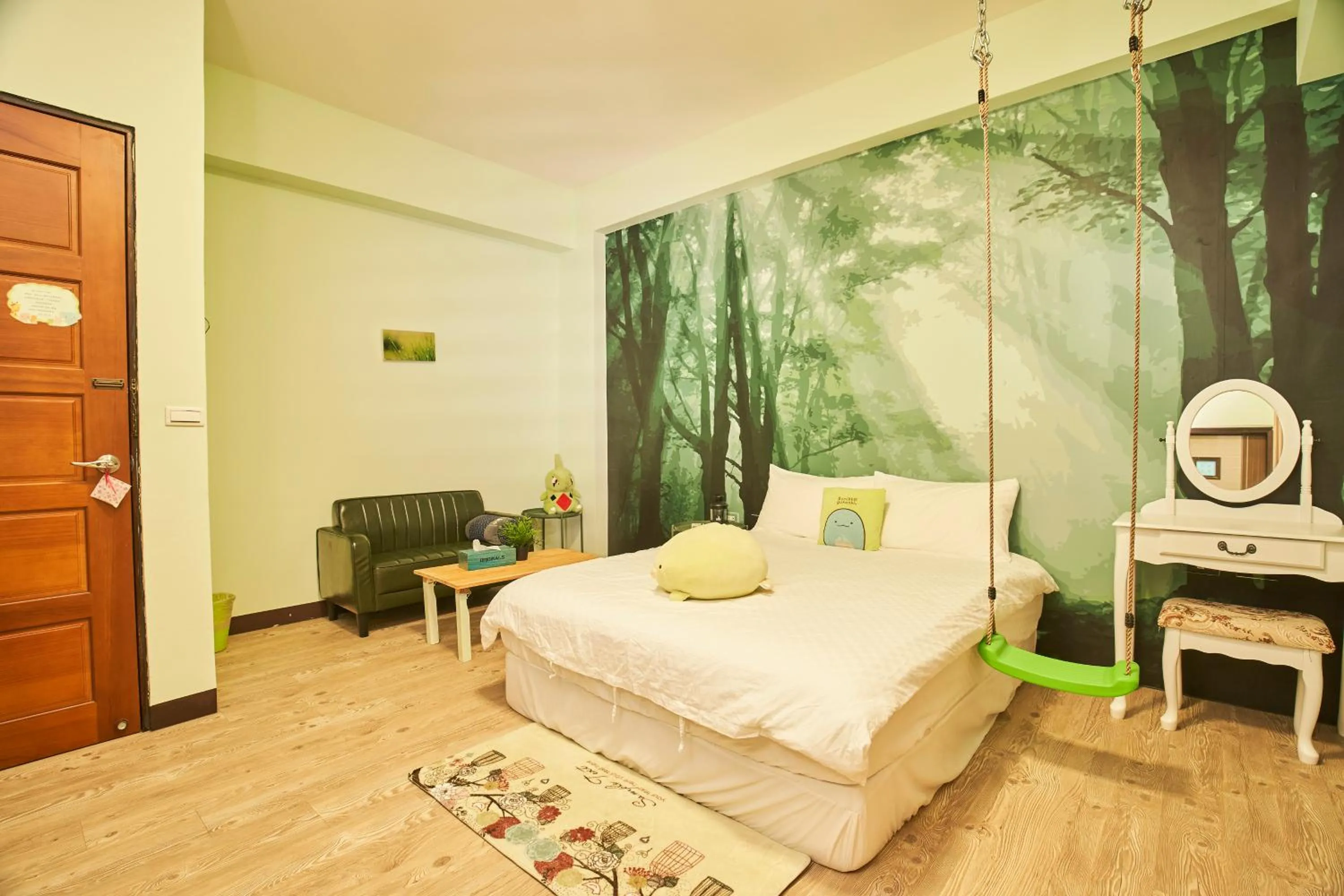 Bed in Ching Yu Rou B&B