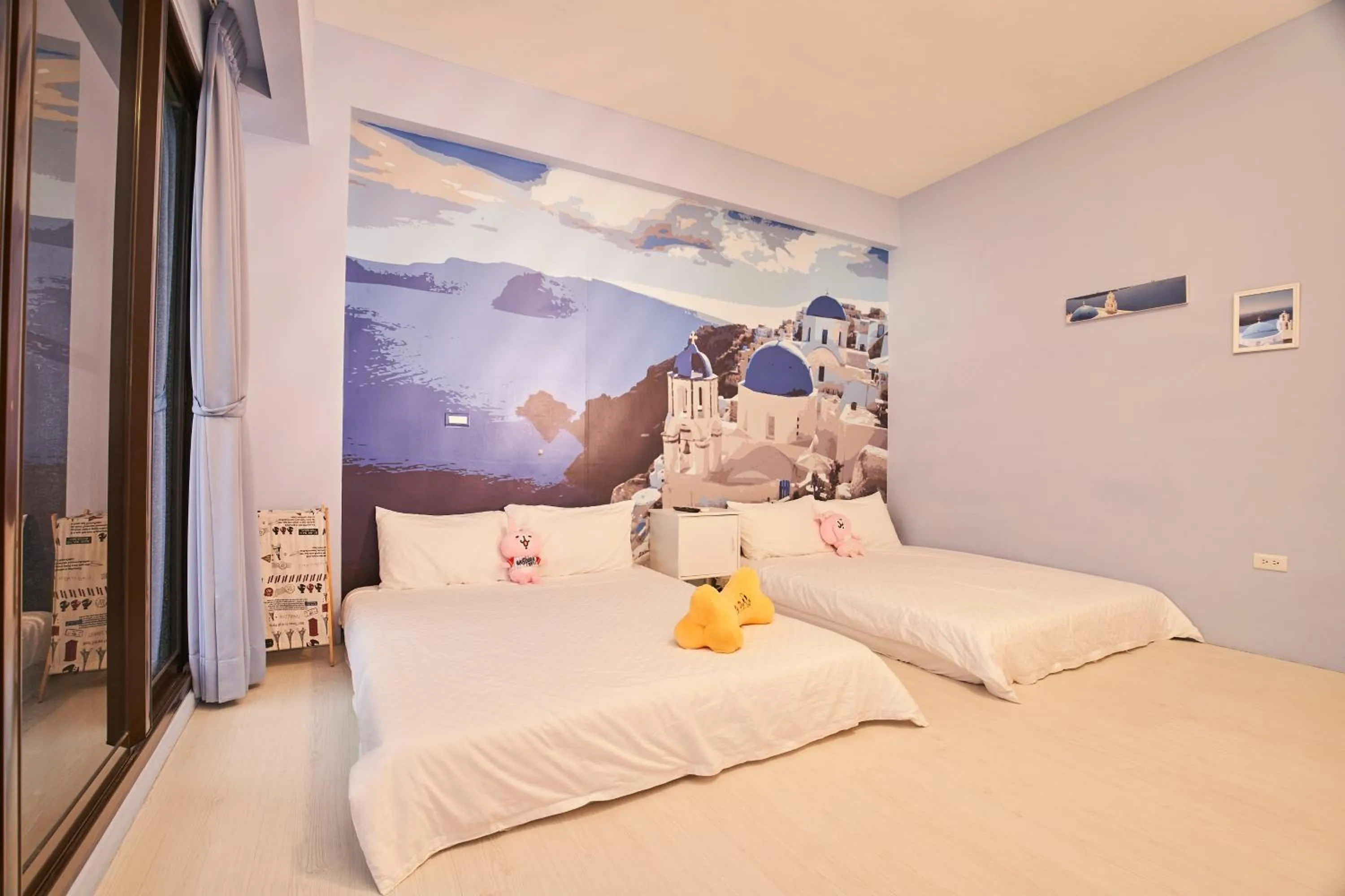 Bed in Ching Yu Rou B&B