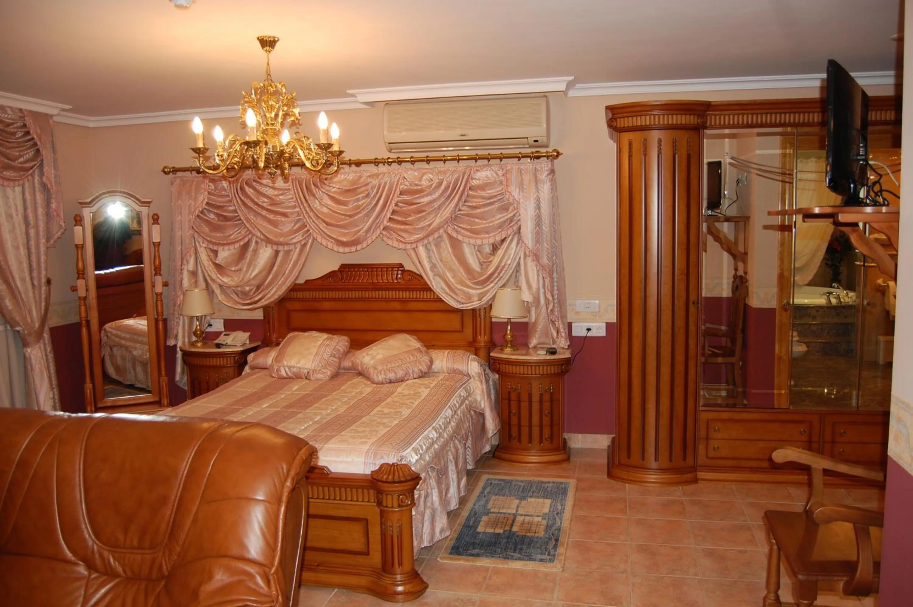 Bed in Hotel Flor de la Mancha