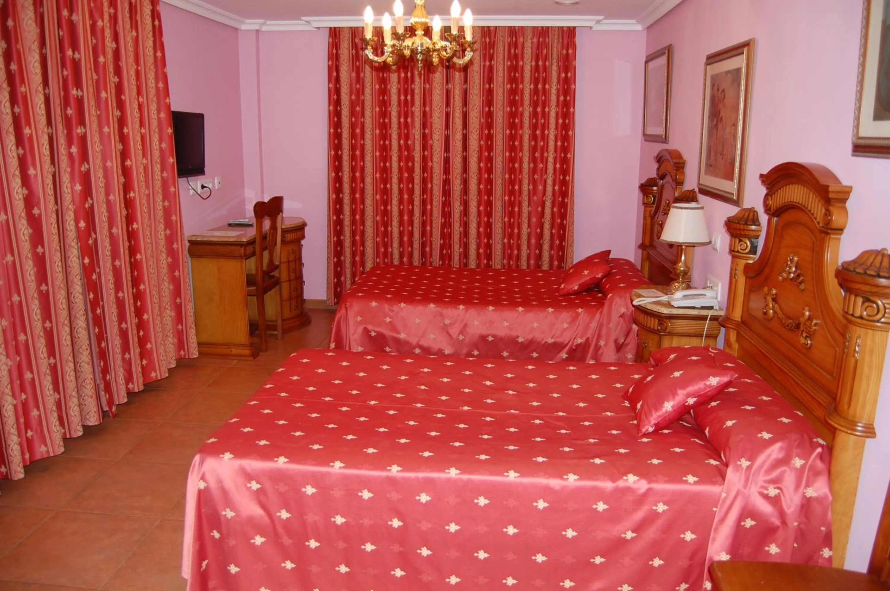 Bed in Hotel Flor de la Mancha