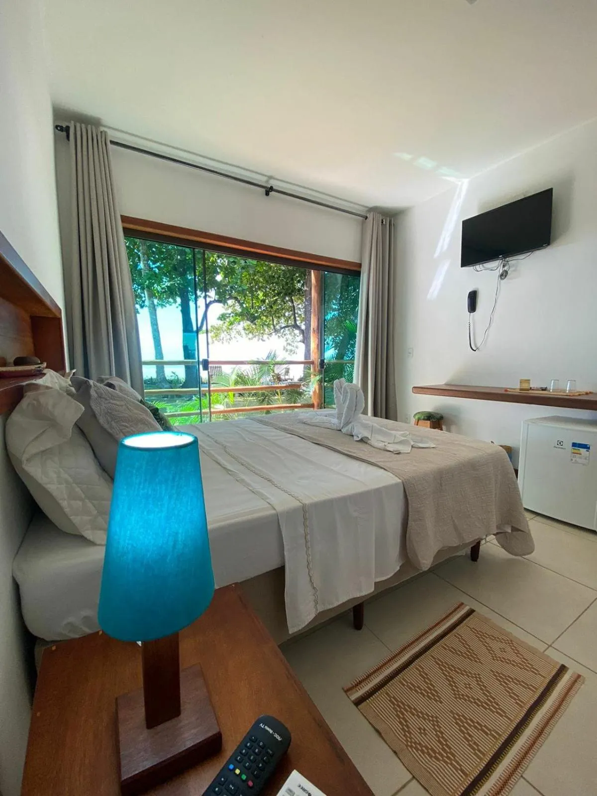 Bed in Pousada Maré