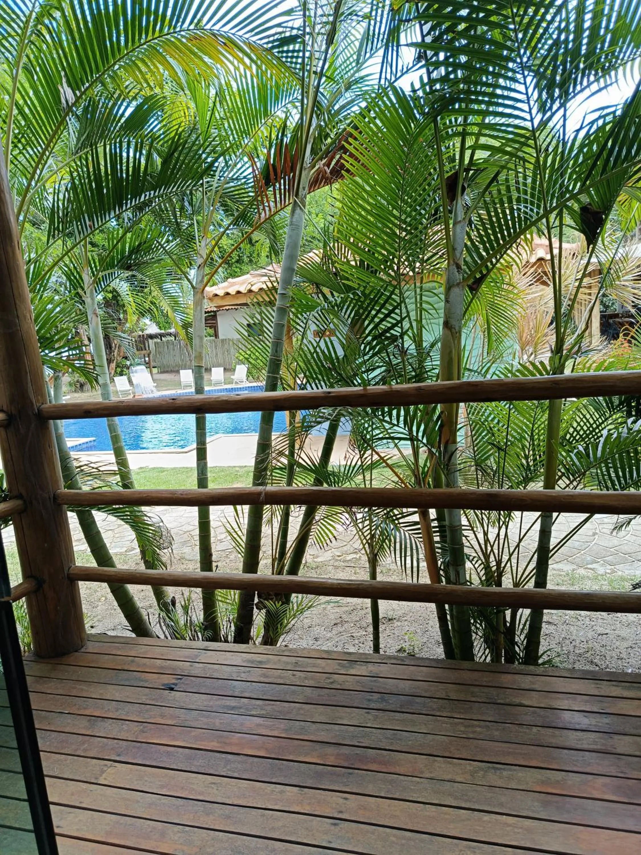 Swimming pool in Pousada Maré