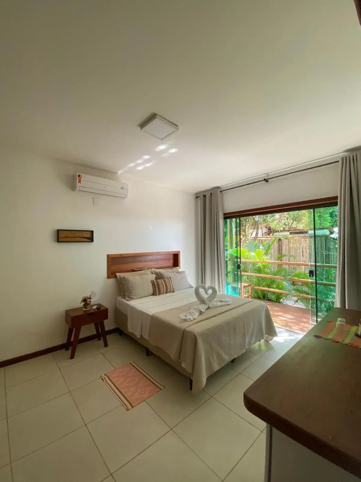 Bed in Pousada Maré