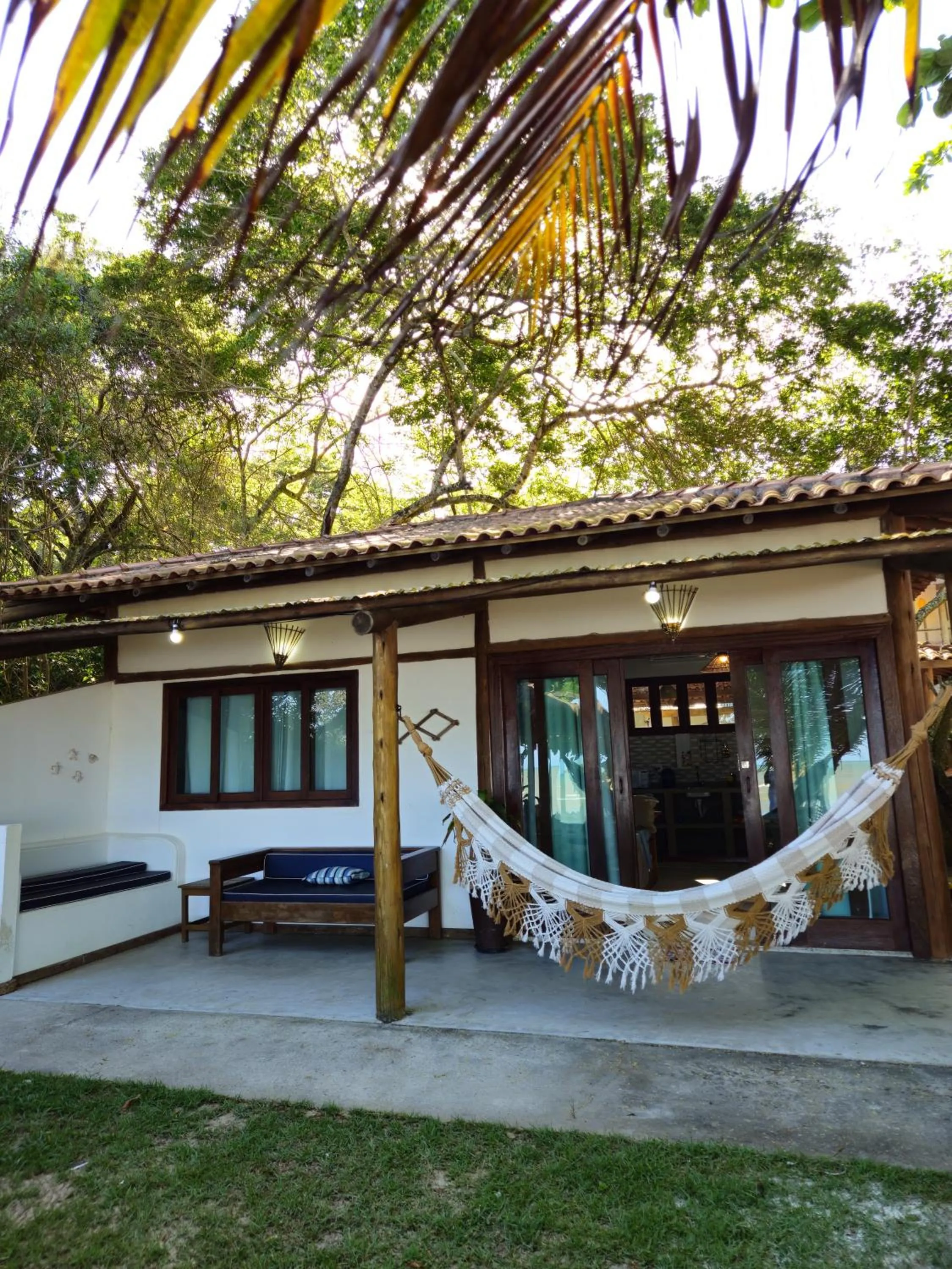Patio in Pousada Maré