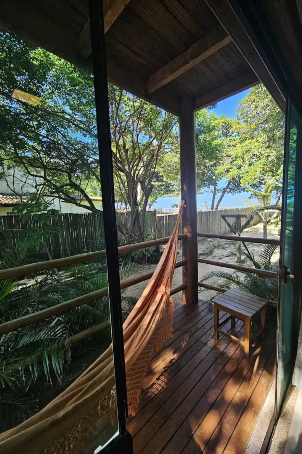 Patio in Pousada Maré