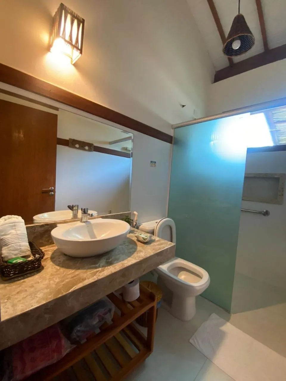 Bathroom in Pousada Maré