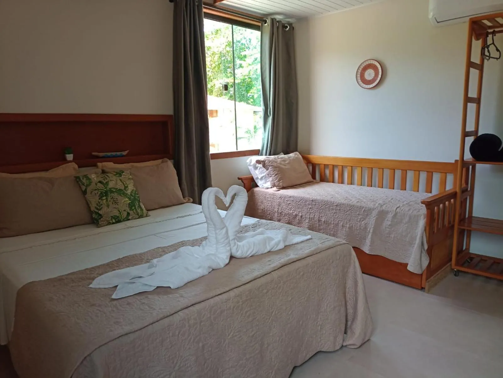 Bed in Pousada Maré