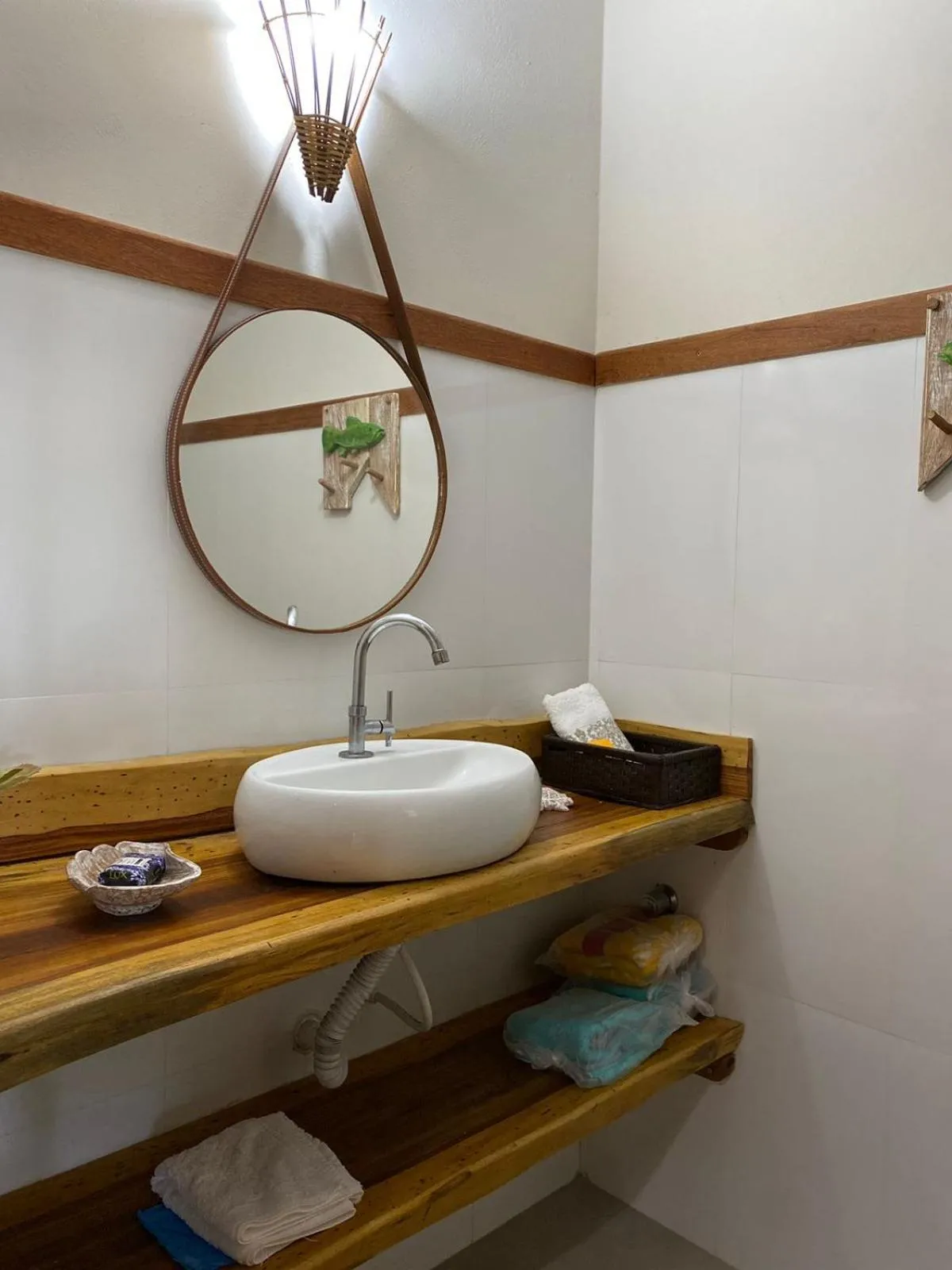 Bathroom in Pousada Maré