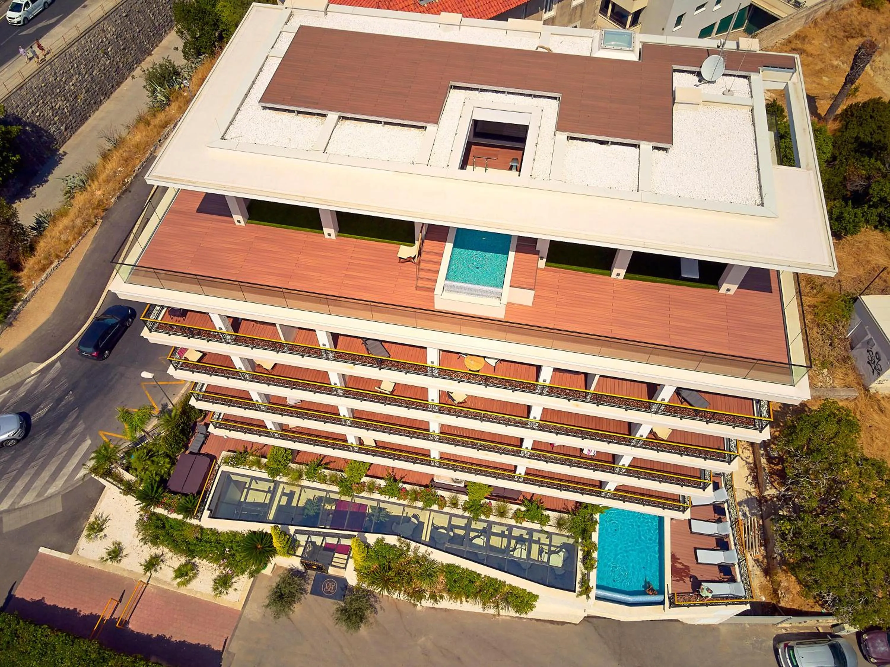 Property building in Hotel Villa Harmony