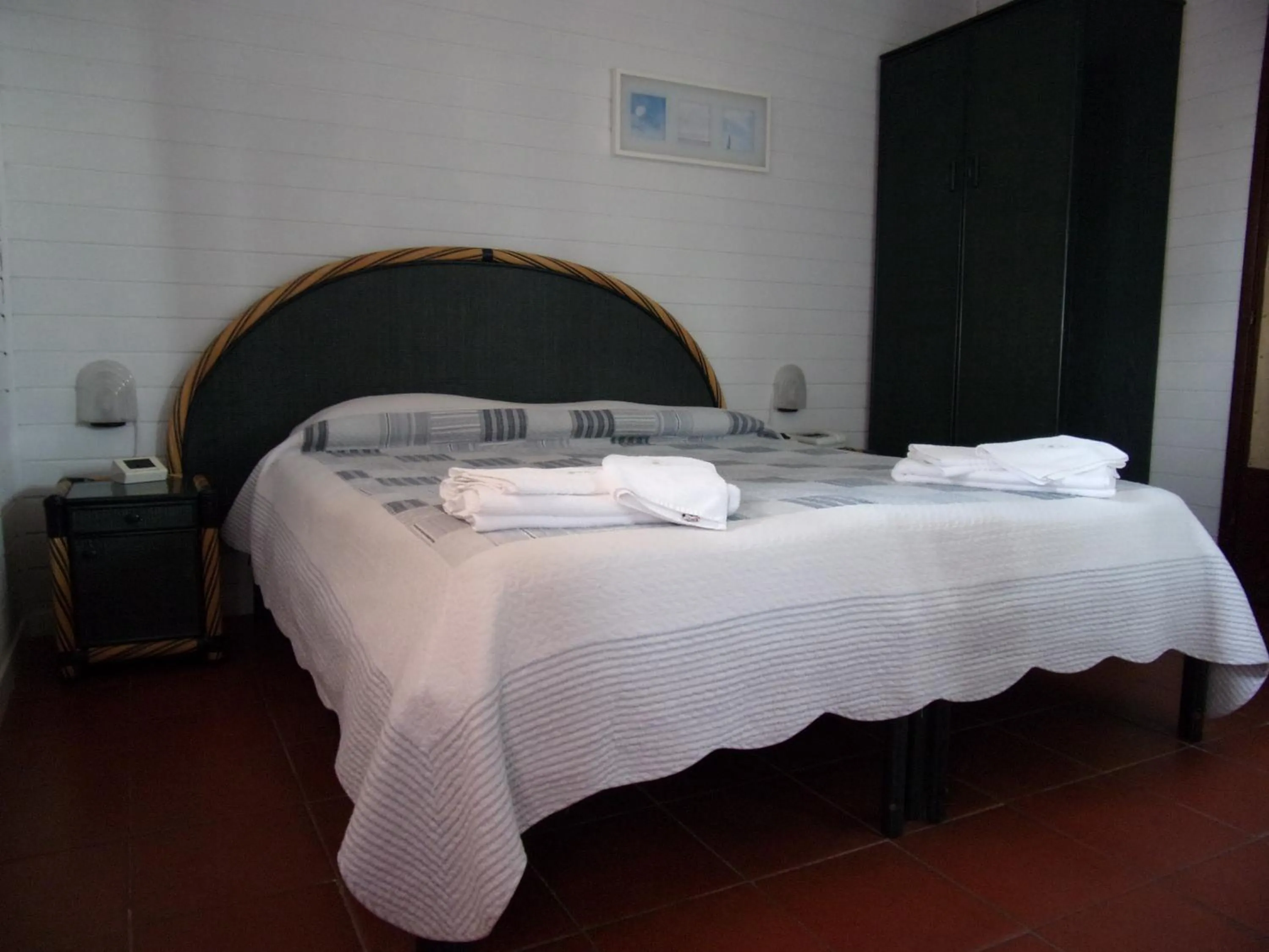 Bed in Hotel Fiascherino