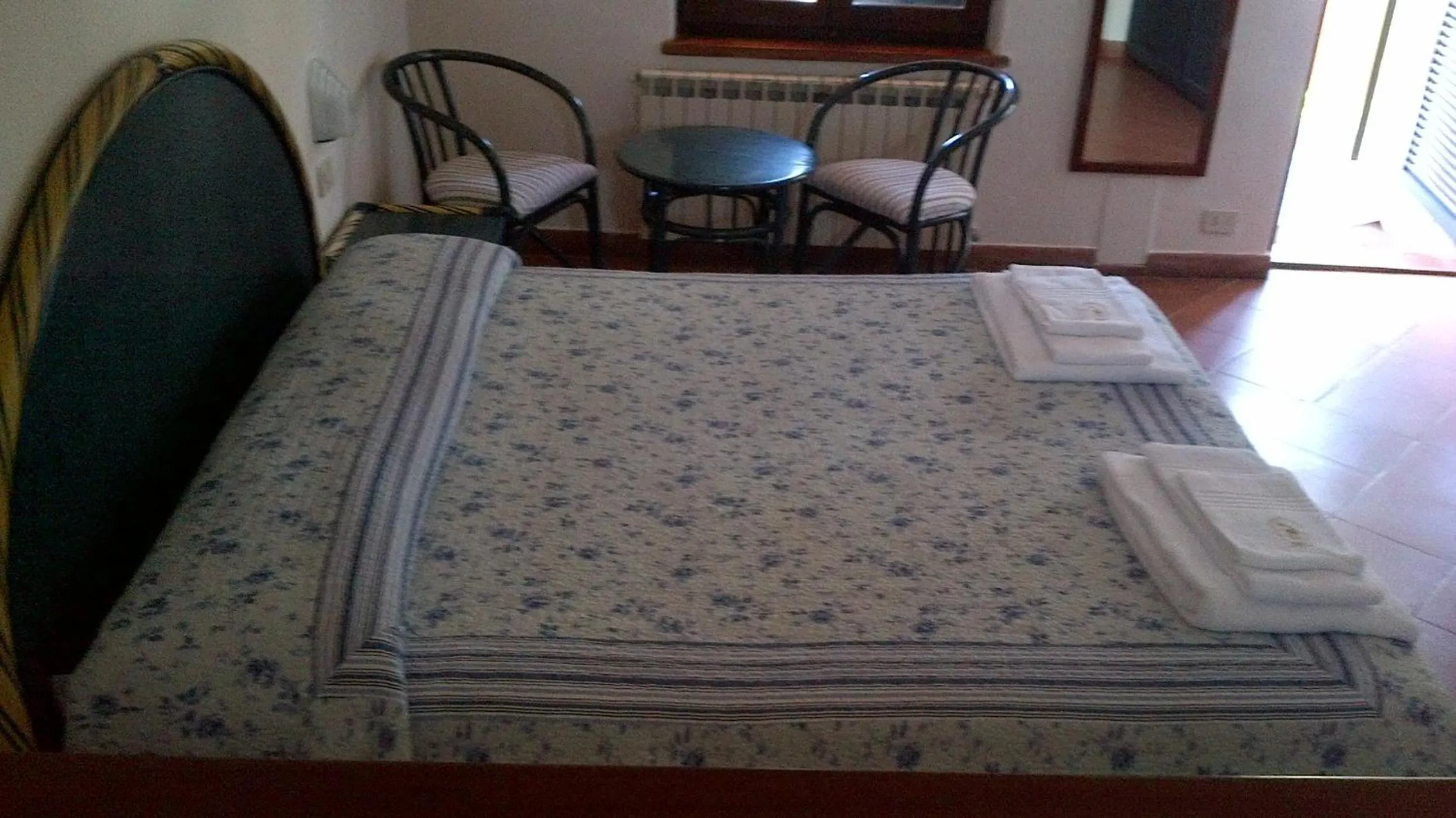 Bed in Hotel Fiascherino
