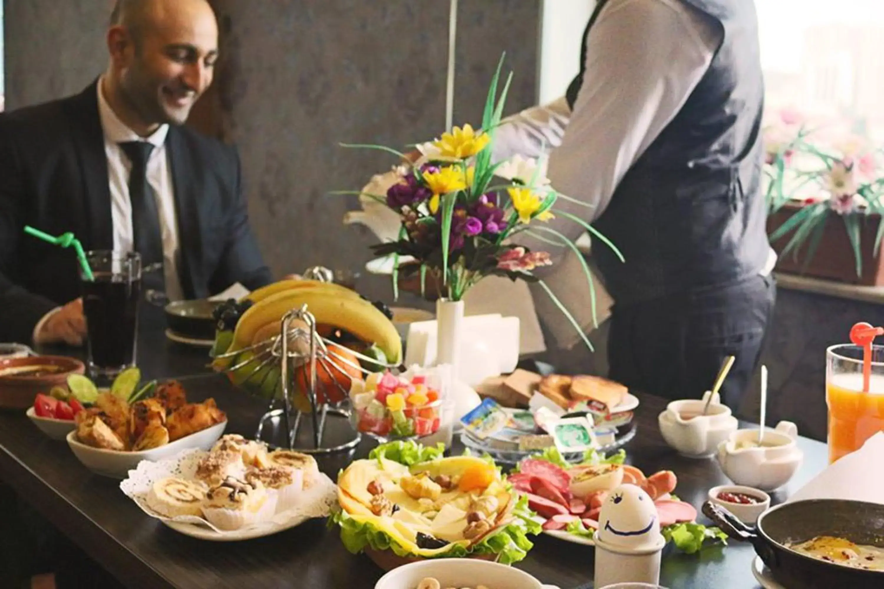 Buffet breakfast in New Baku Hotel Buffet breakfast in New Baku Hotel