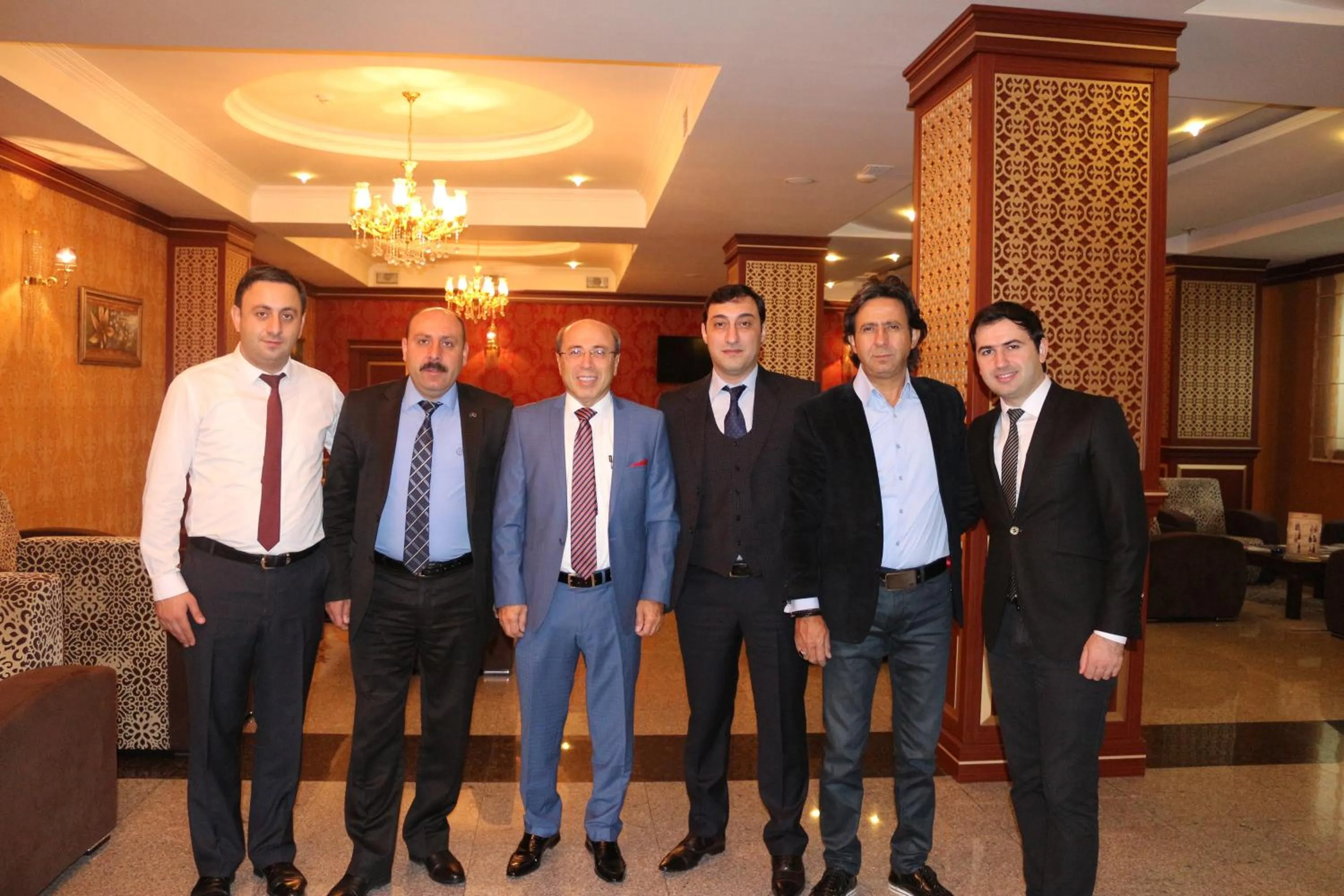 group of guests in New Baku Hotel