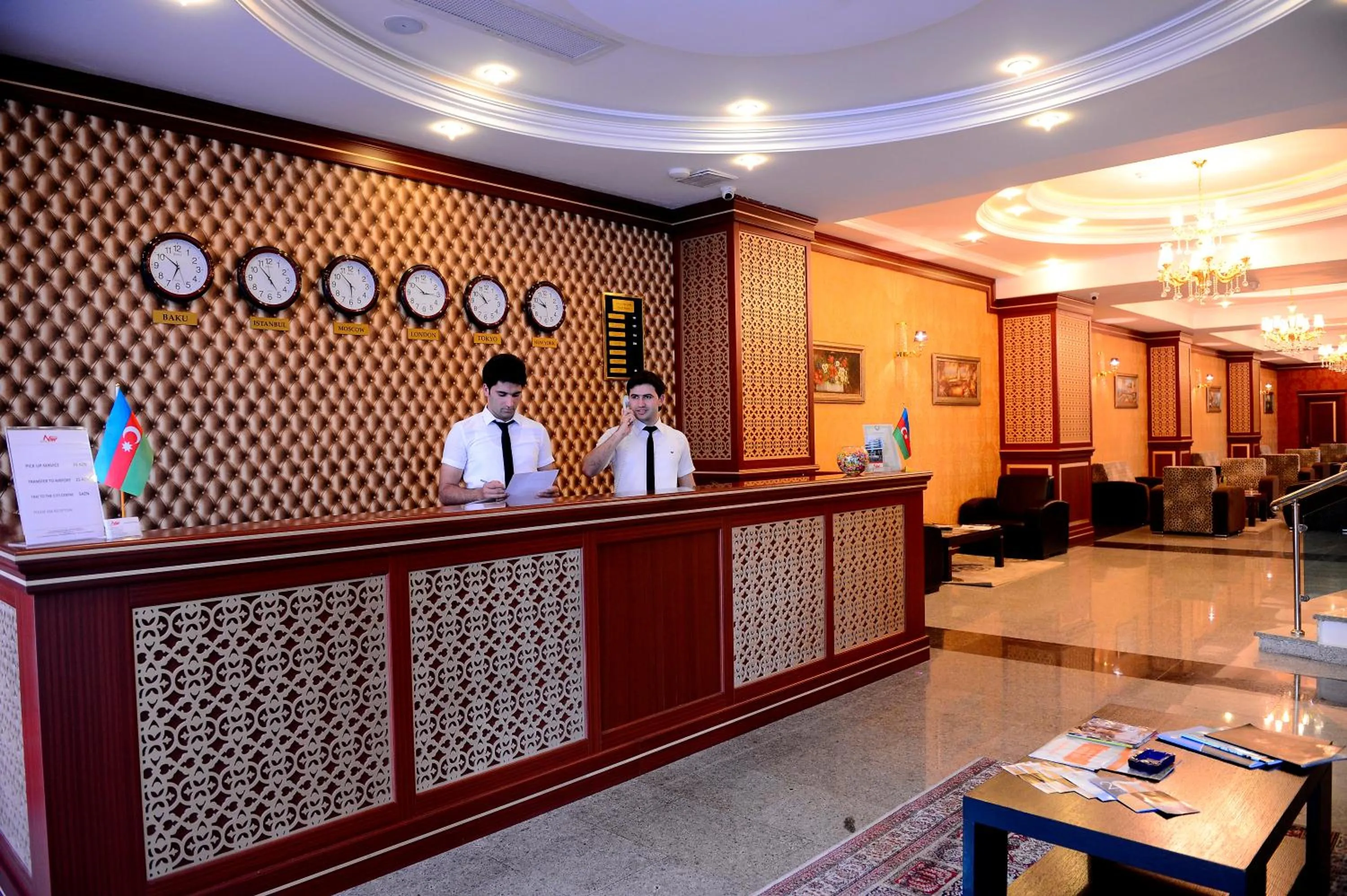 Staff in New Baku Hotel