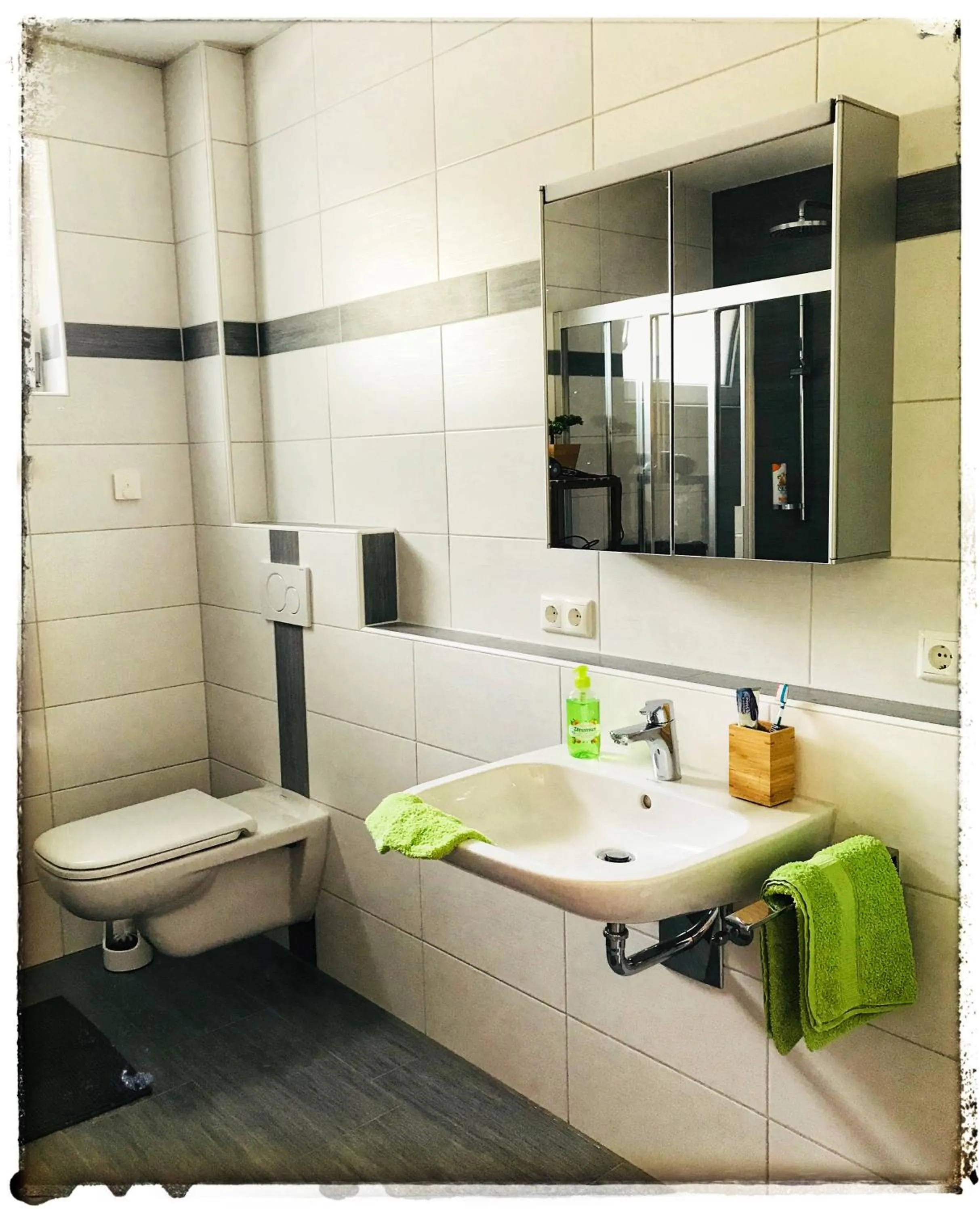 Bathroom in Ferienwohnung Seeblick