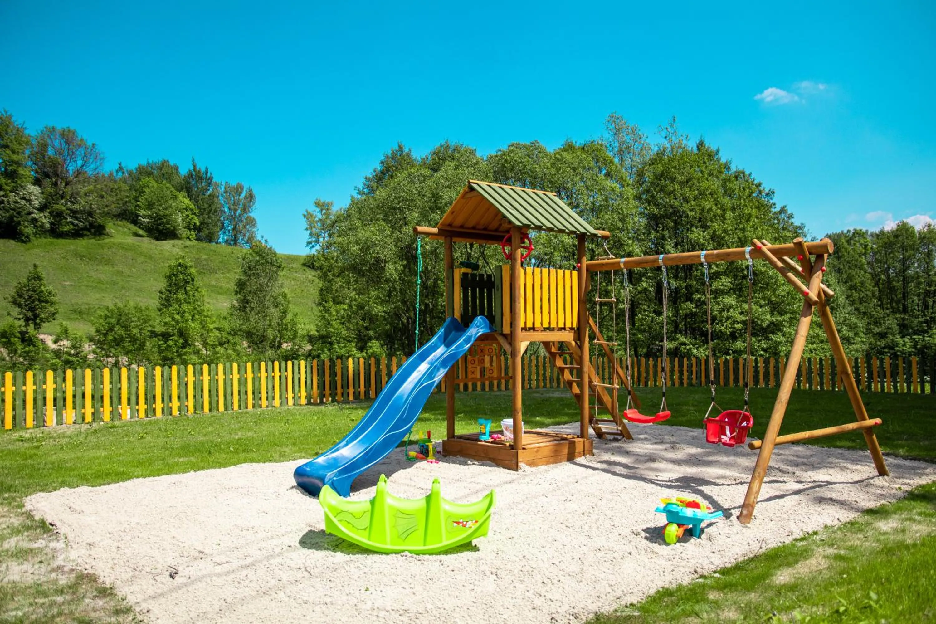 Children play ground in Róża Sudetów