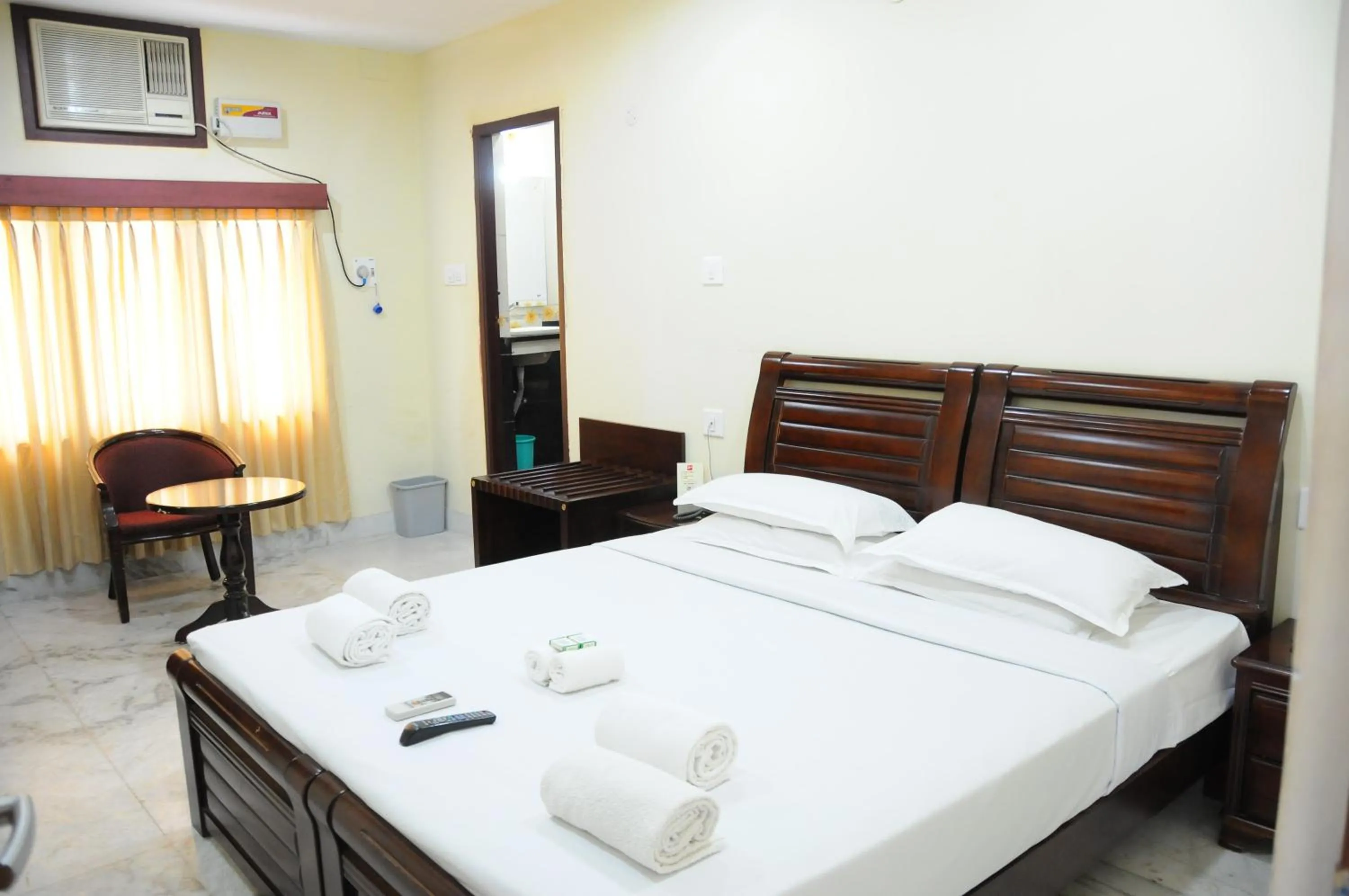 View (from property/room), Bed in Lloyds Serviced Apartments, Near Music Academy
