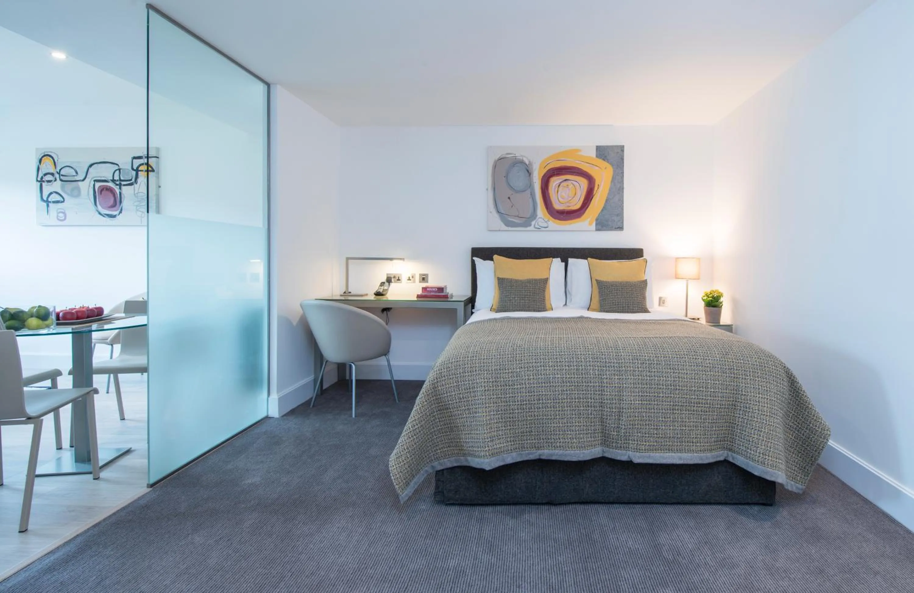 Bedroom, Bed in The Rosebery by Supercity Aparthotels