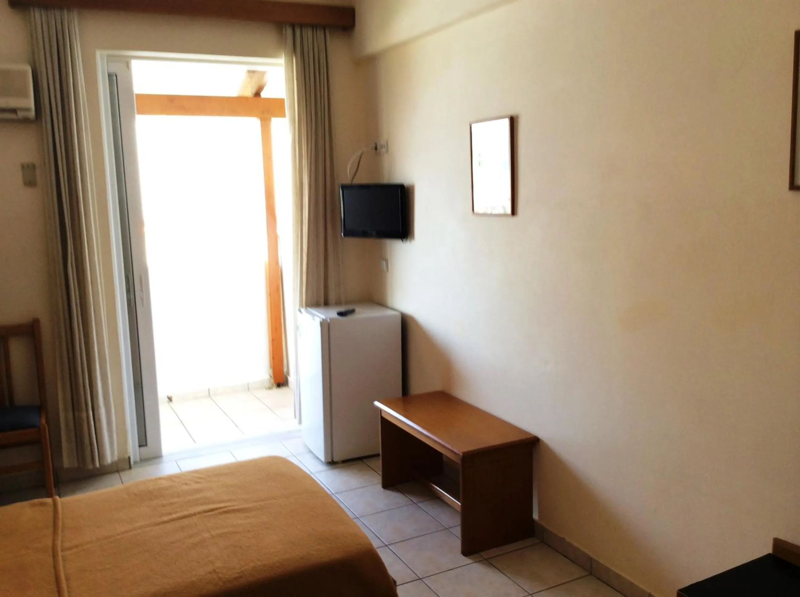 Decorative detail, Bed in Andreolas Beach Hotel