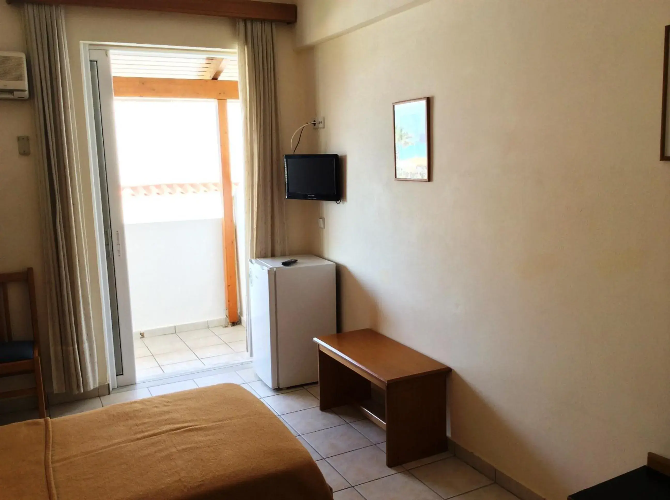 Decorative detail, Bed in Andreolas Beach Hotel Decorative detail, Bed in Andreolas Beach Hotel