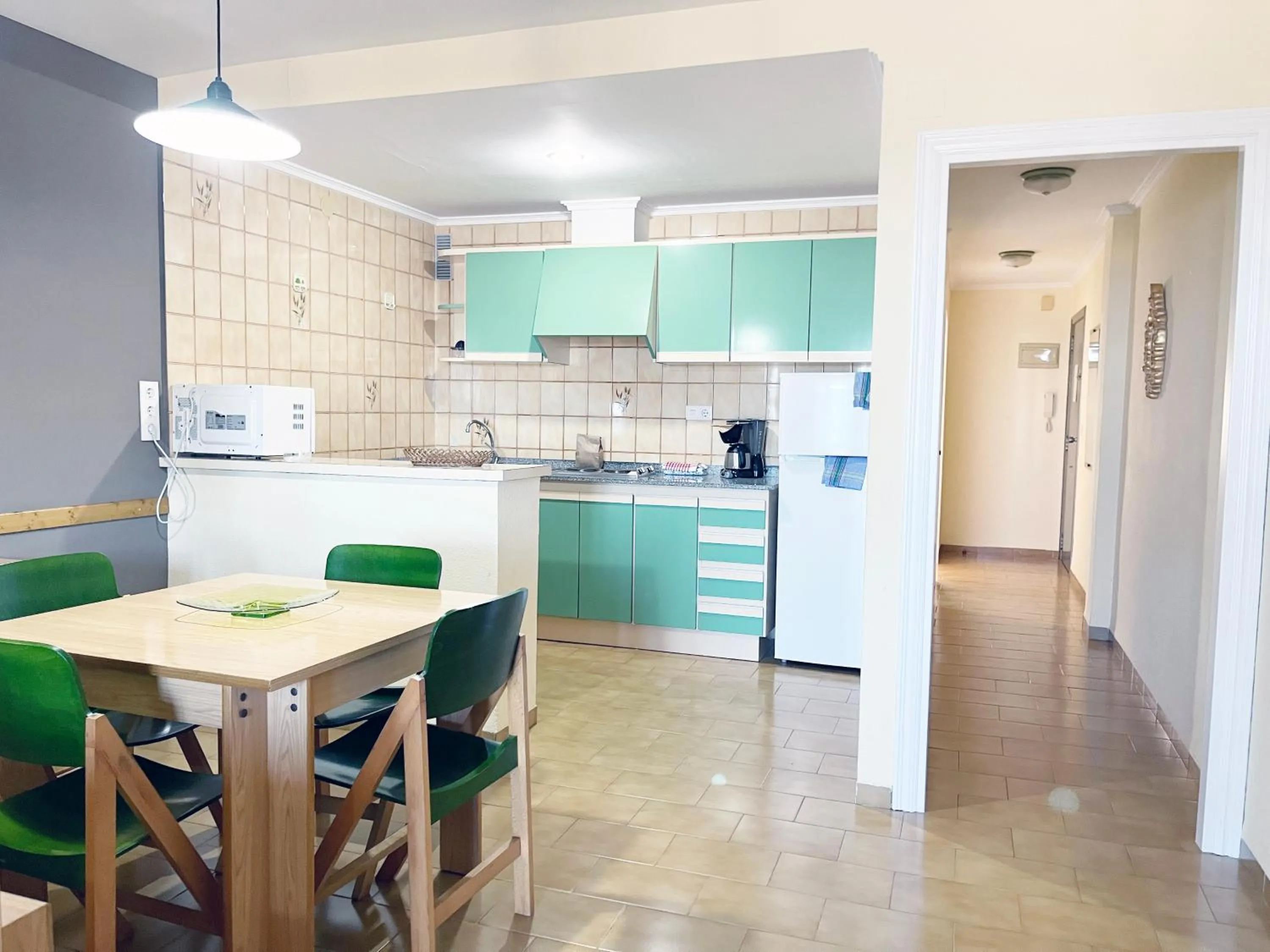 Kitchen or kitchenette in Apartamentos Acuario