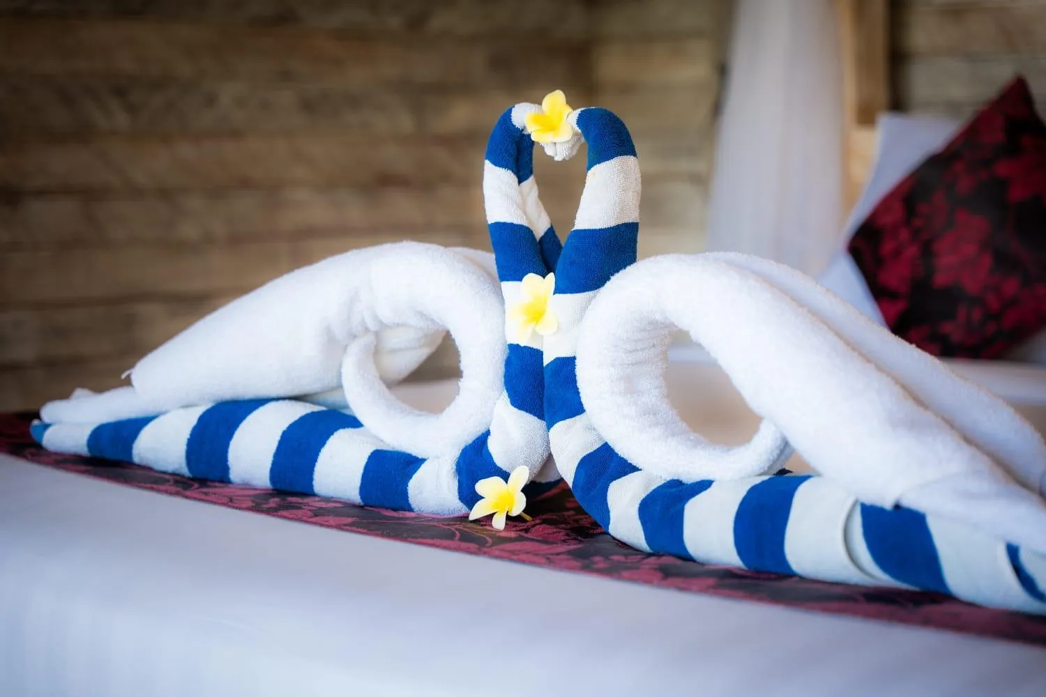 Bed in La Gautch Bungalow