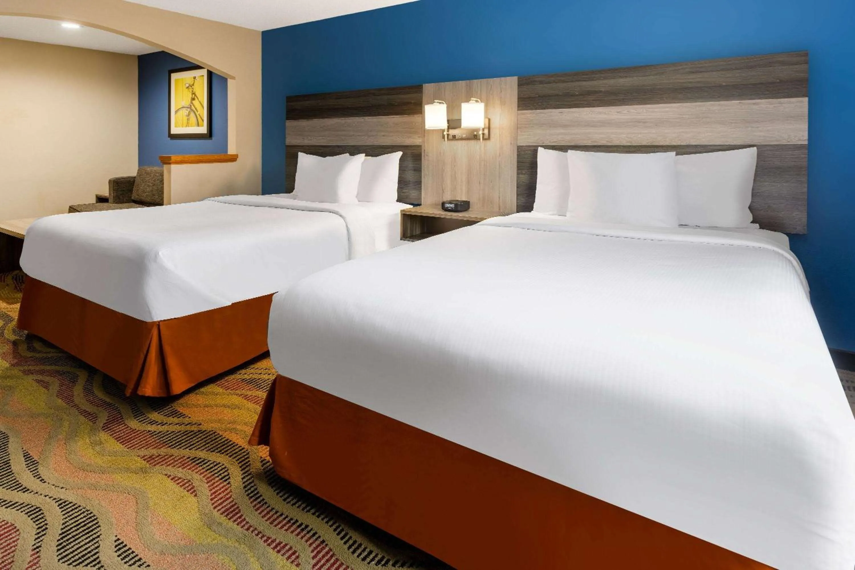 Bed in Baymont by Wyndham Budd Lake