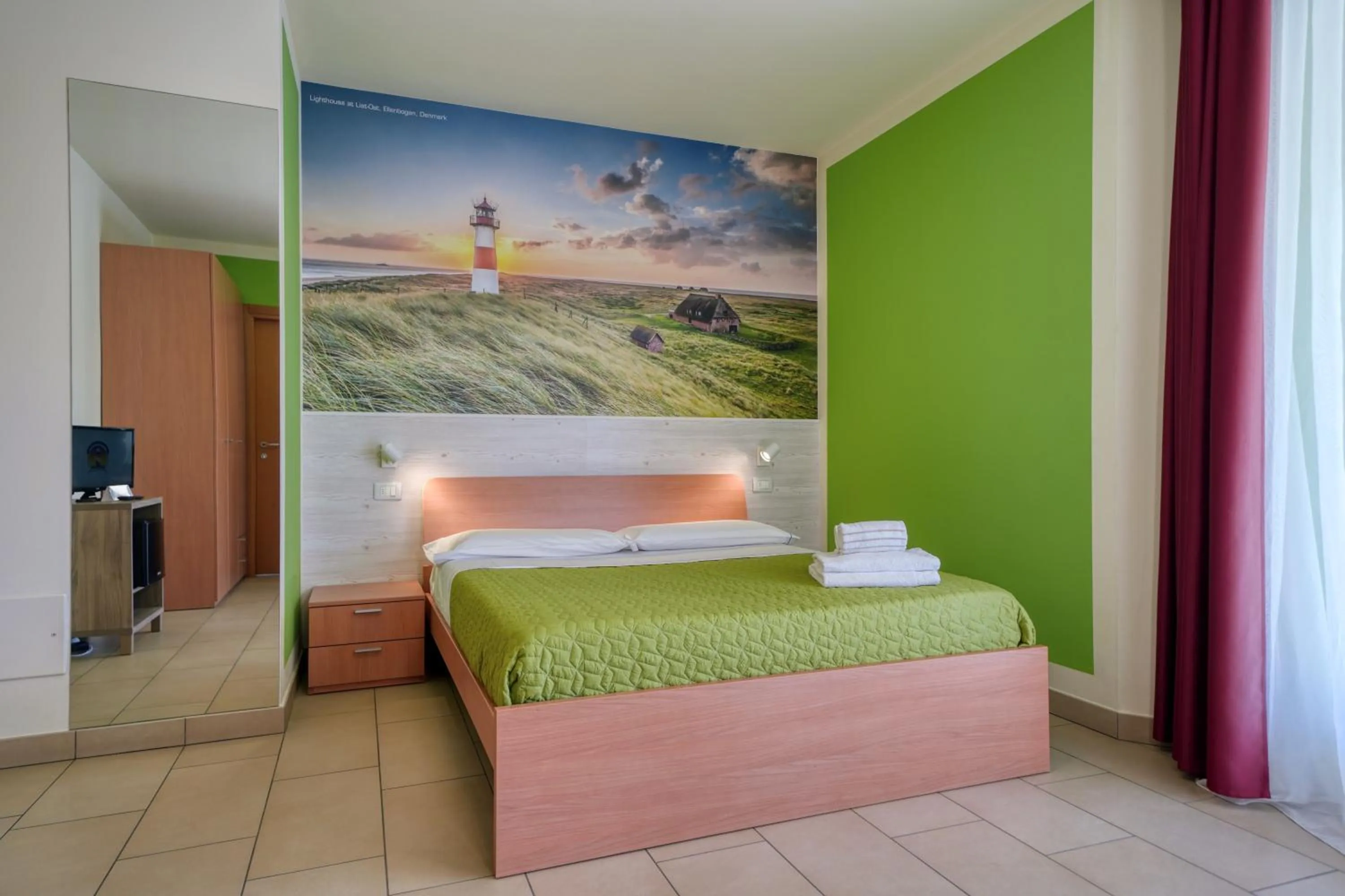 Bed in The Lighthouse Rooms