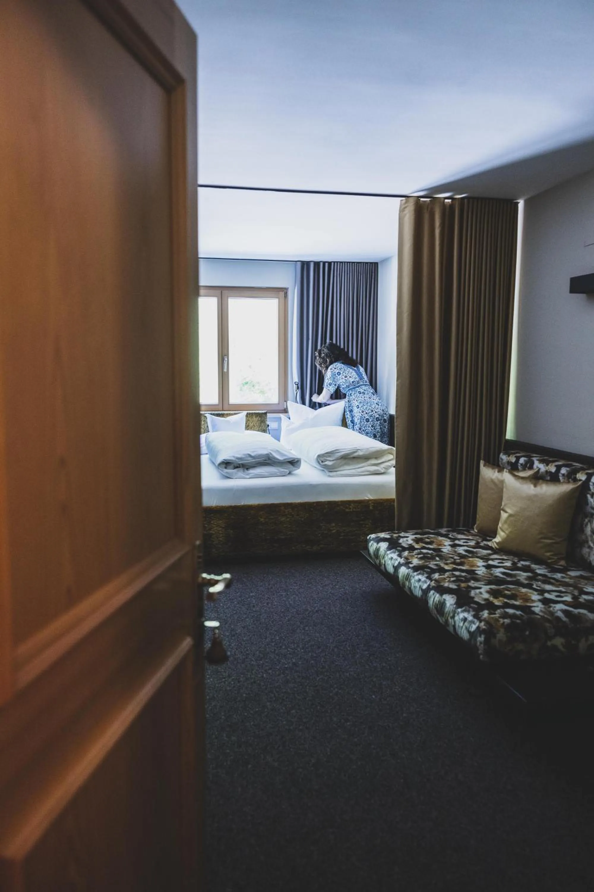 Photo of the whole room, Bed in Hotel Gasthof KREUZ