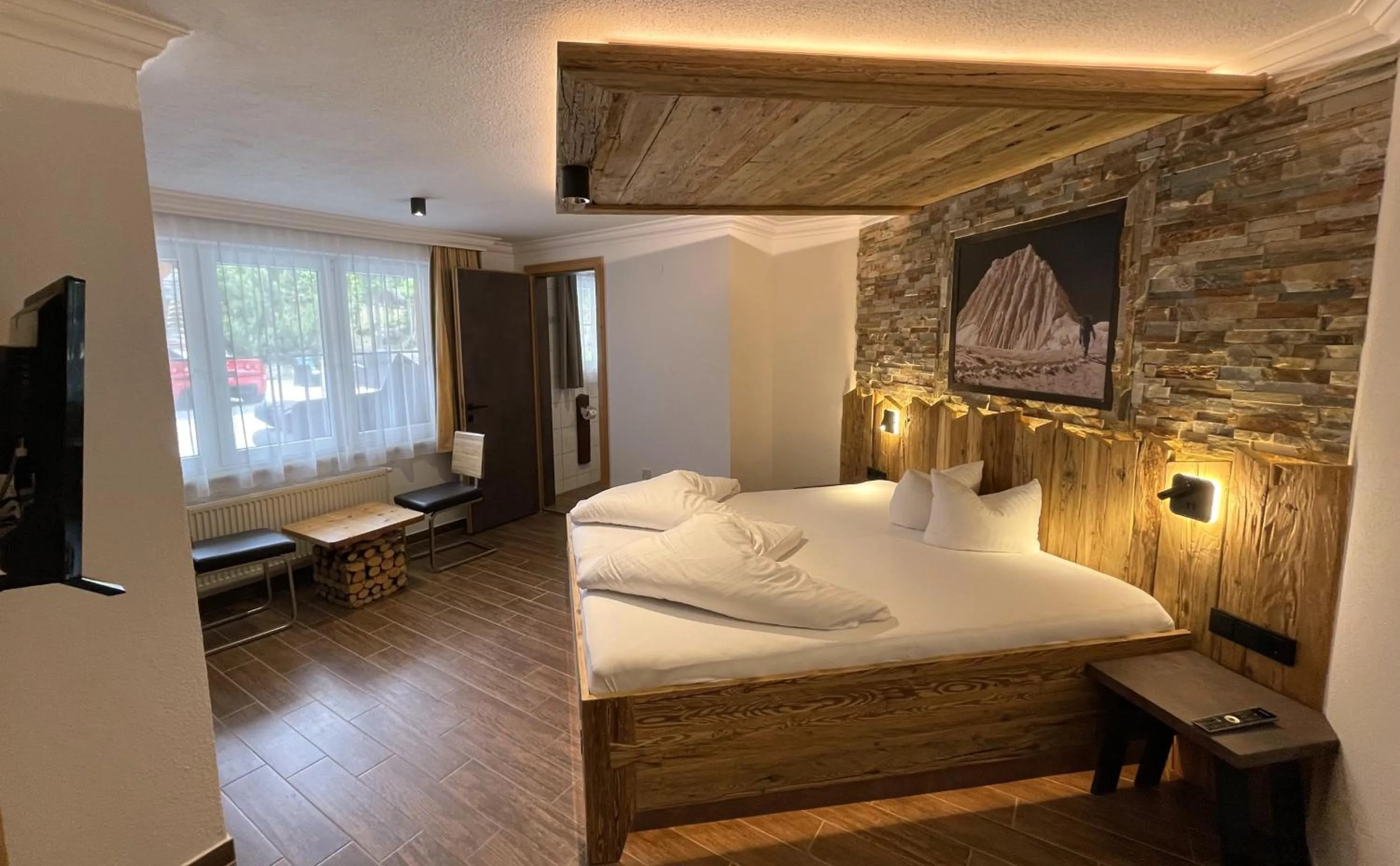 Bed in Hotel Garni Ida