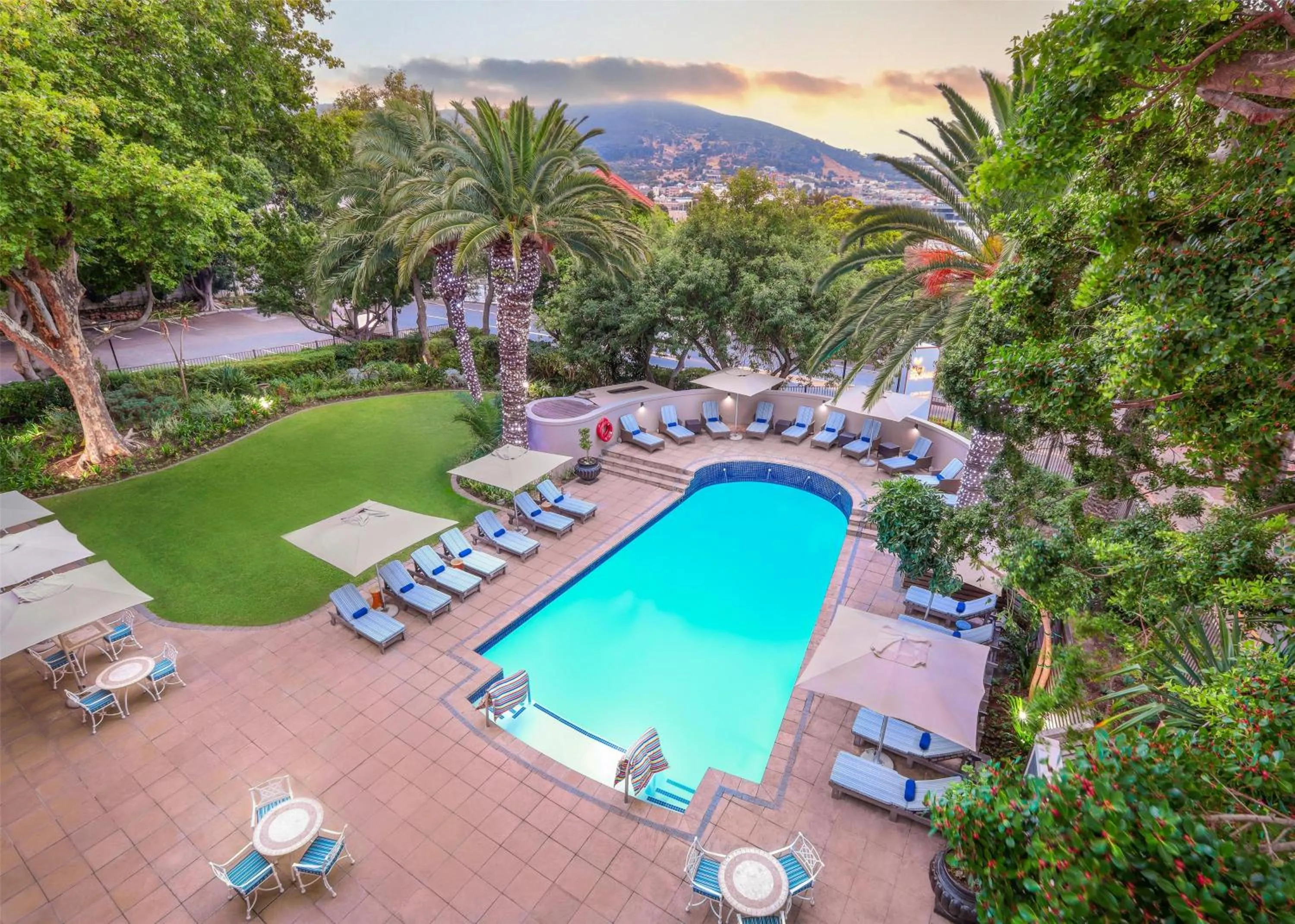 Pool view in SunSquare Cape Town Gardens