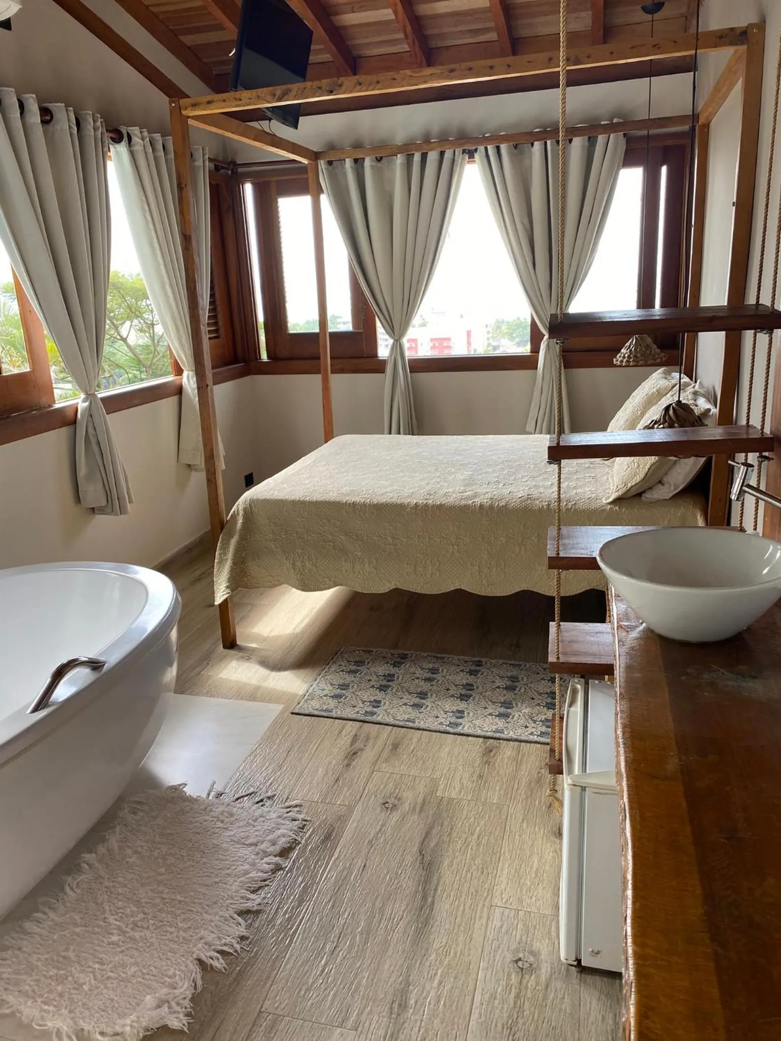 Bed in El Shadday Pousada Boutique