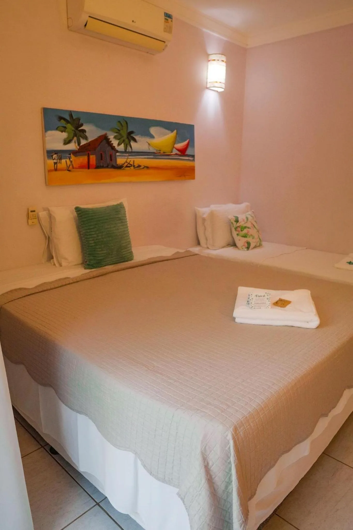 Bed in Xamã Senses - Hotel Pousada