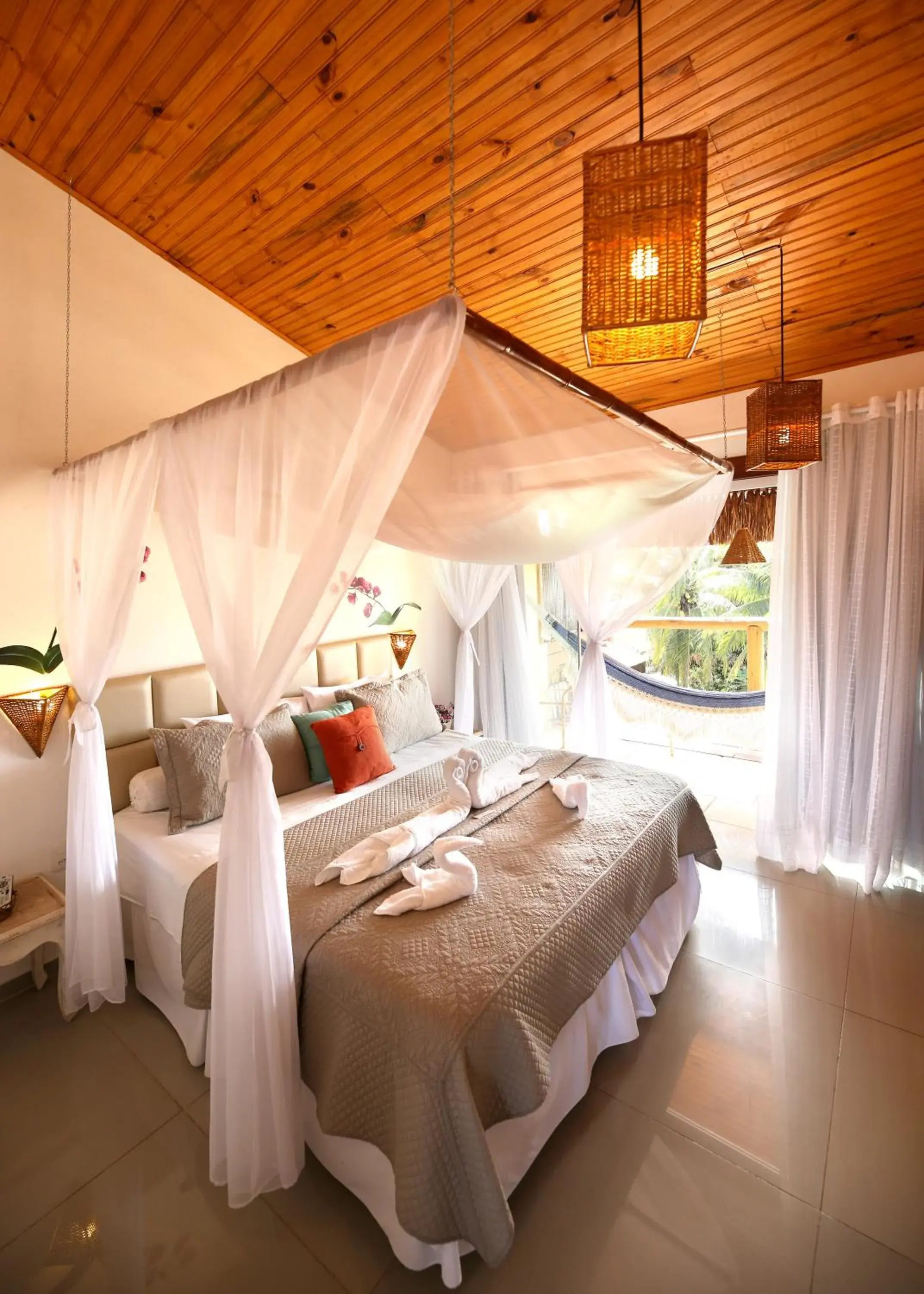 Bed in Xamã Senses - Hotel Pousada Bed in Xamã Senses - Hotel Pousada