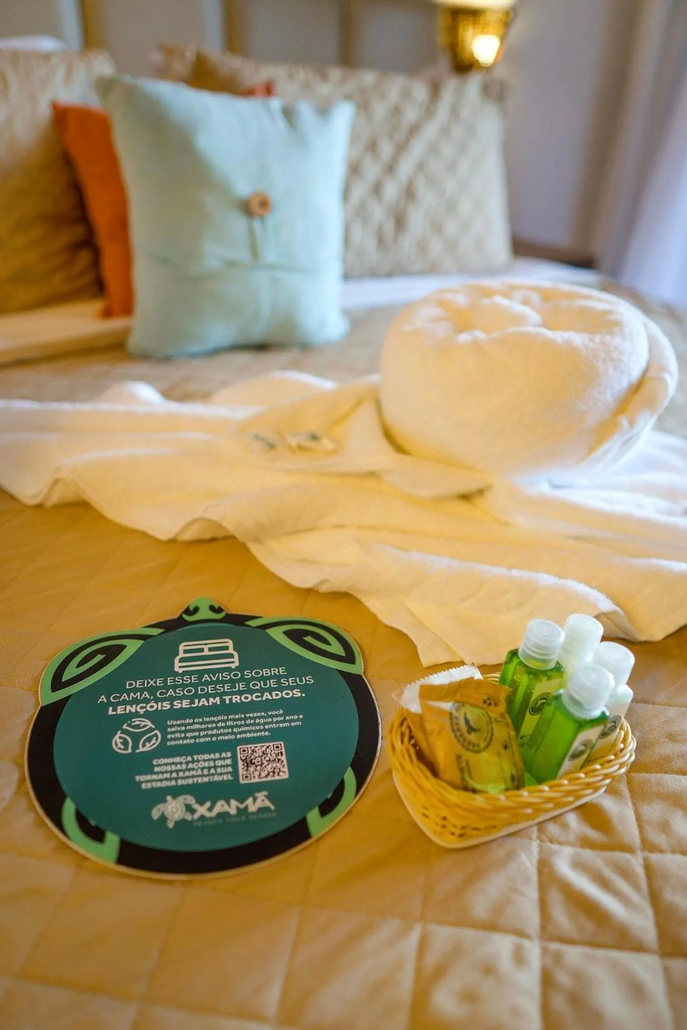 Bed in Xamã Senses - Hotel Pousada