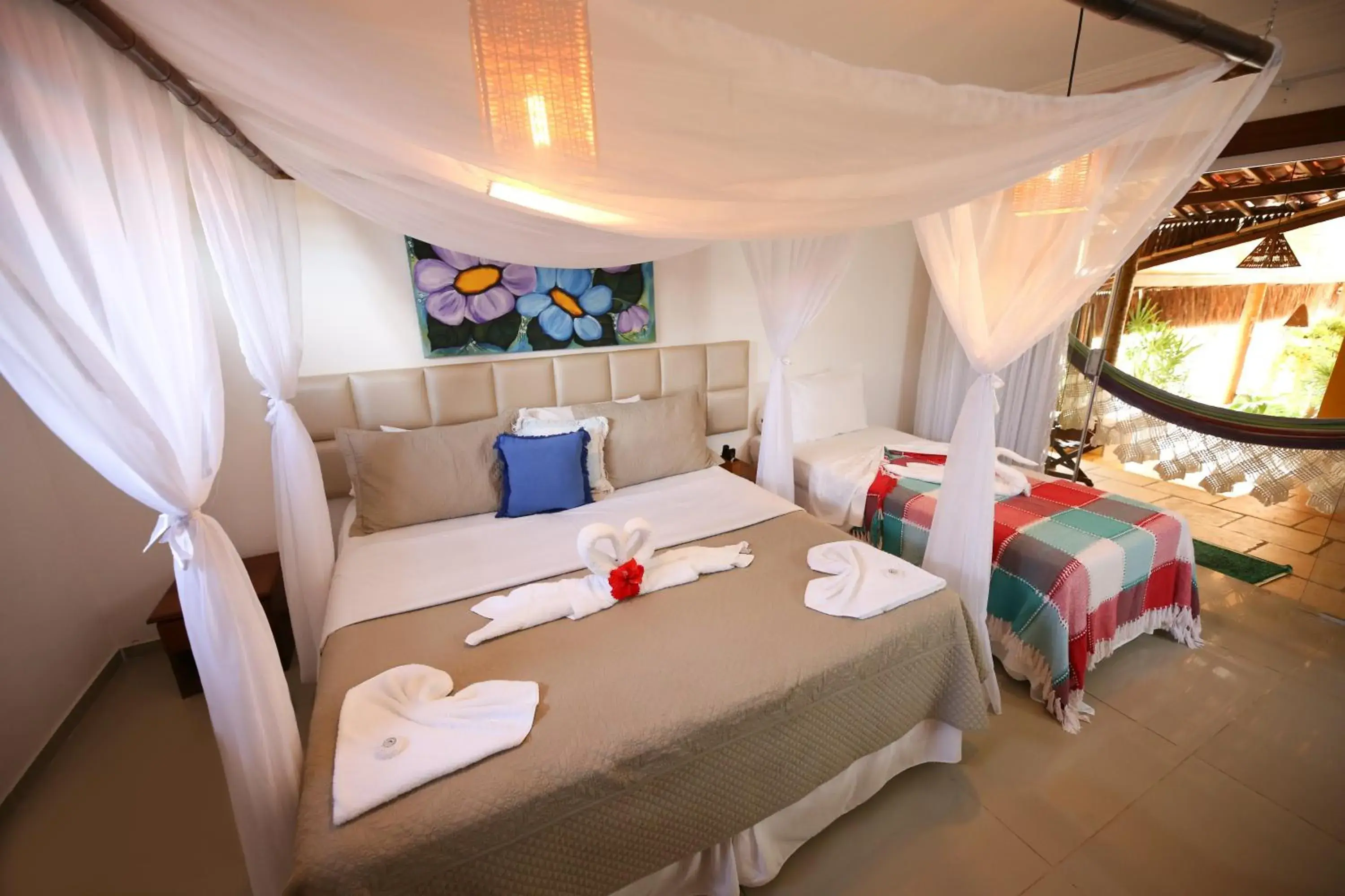 Bed in Xamã Senses - Hotel Pousada Bed in Xamã Senses - Hotel Pousada