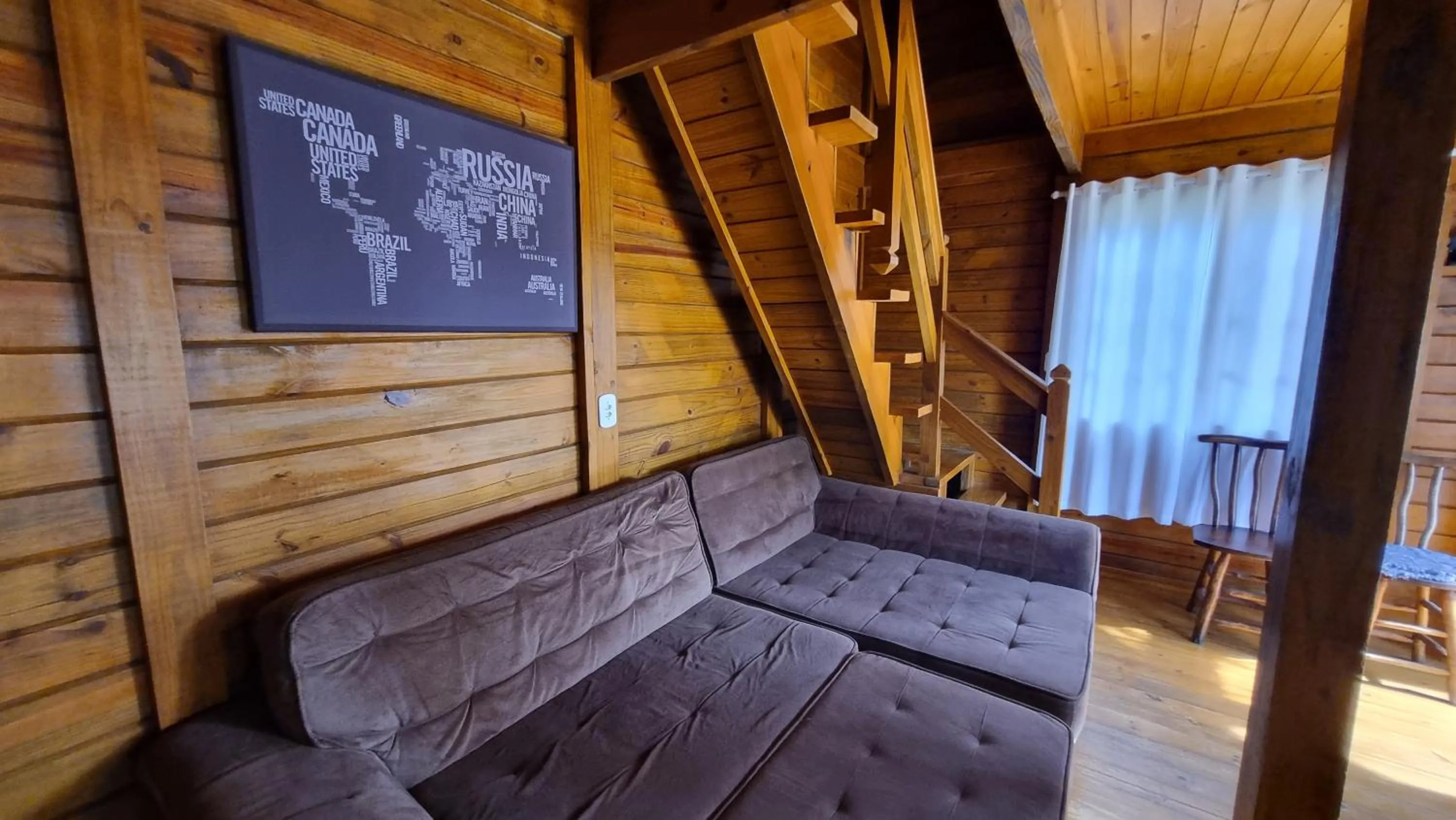 Living room in Arte da Tribo Hostel & Camping