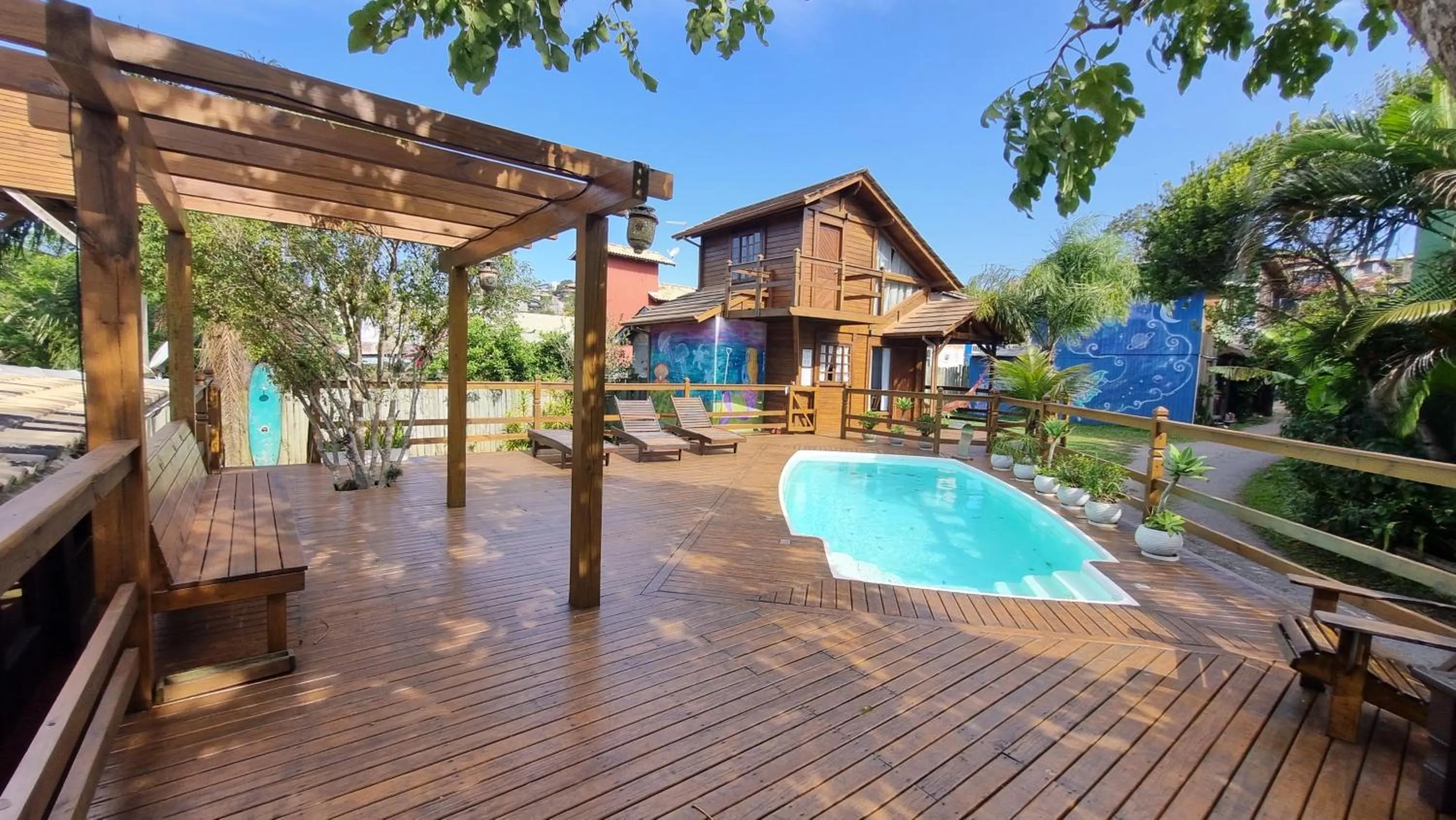 Toilet in Arte da Tribo Hostel & Camping