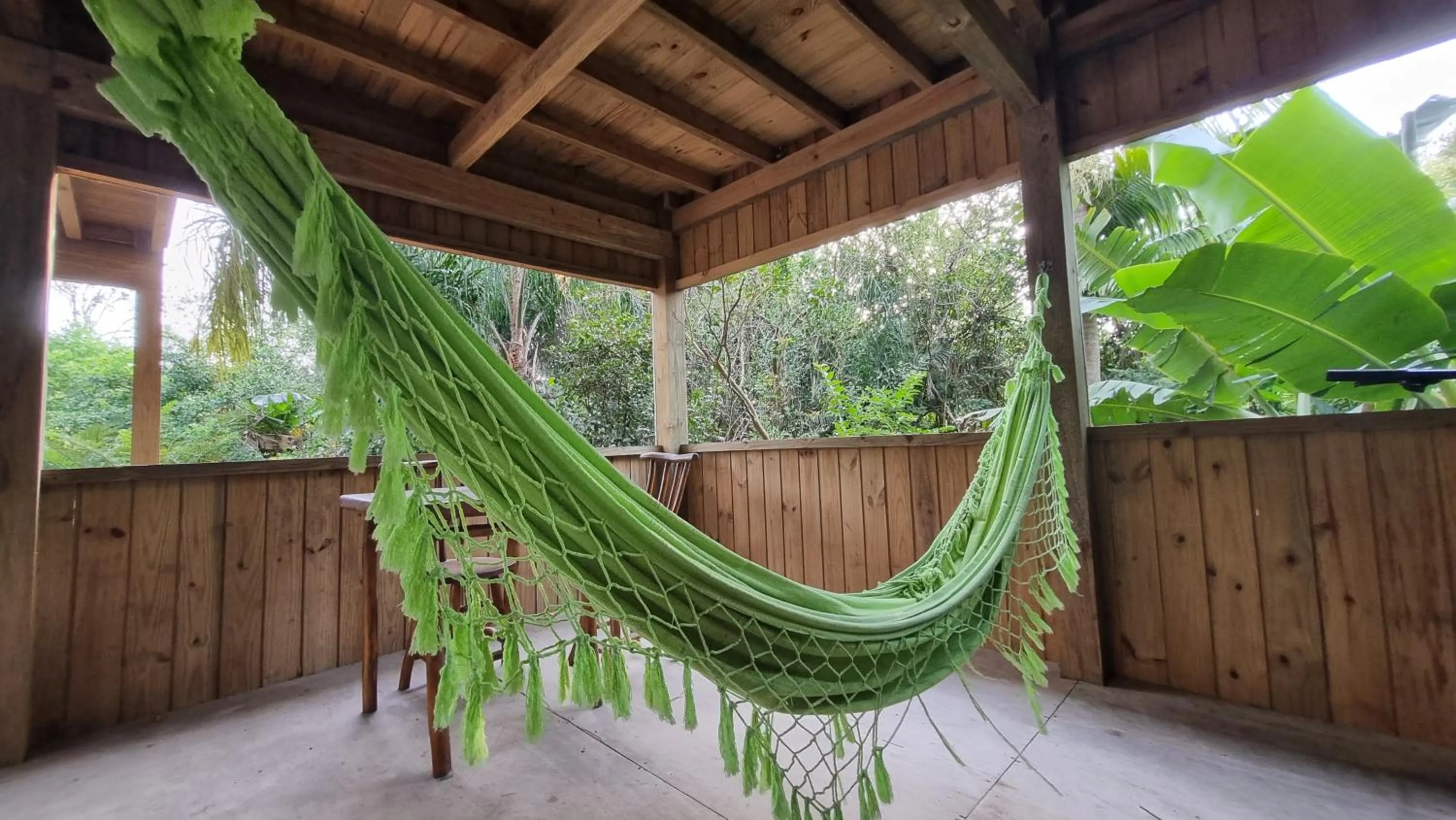 Garden in Arte da Tribo Hostel & Camping