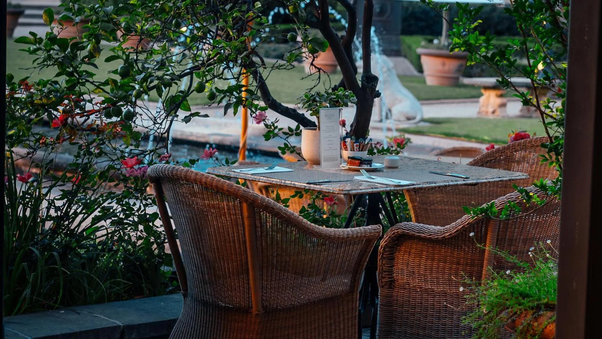 Patio in Palazzo Hotel
