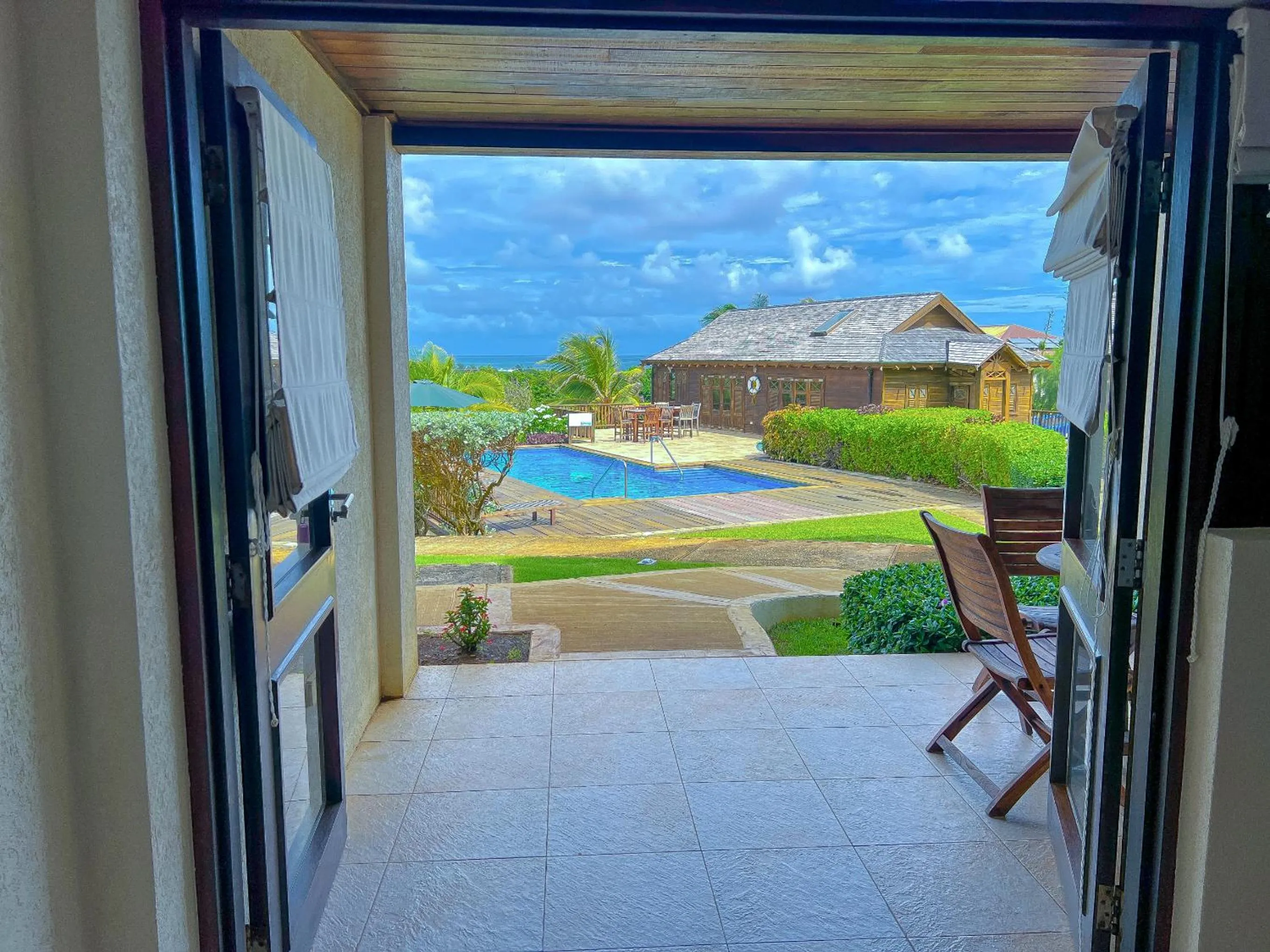 Patio in Santosha Barbados