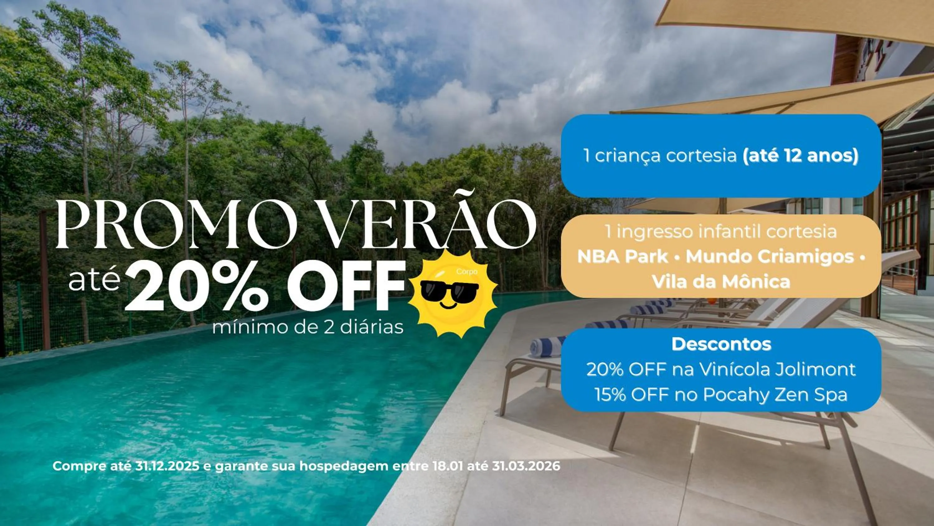 Swimming pool in Wyndham Gramado Termas Resort & Spa